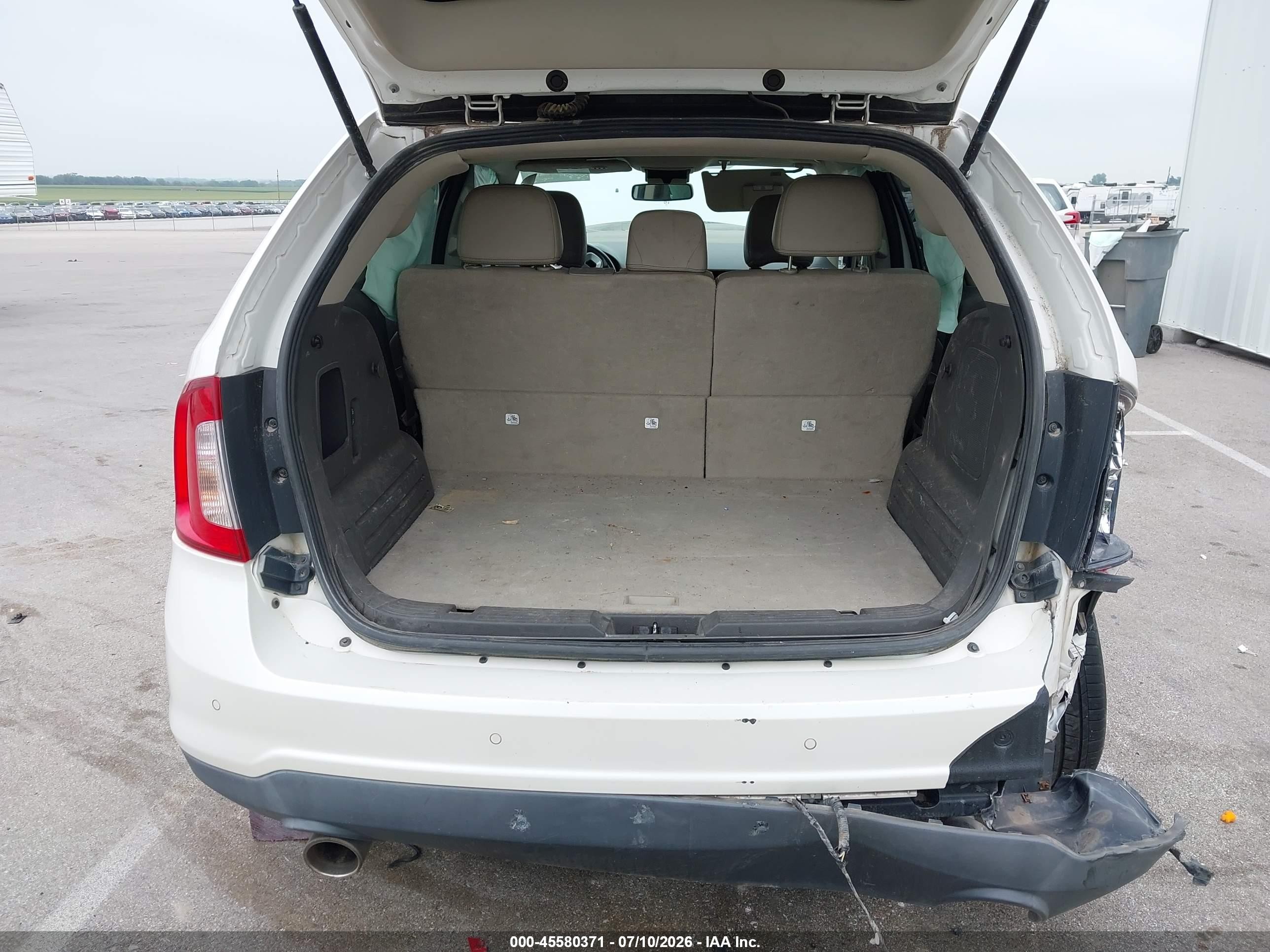 2011 Ford Edge Limited Белый vin: 2FMDK3KC6BBB67366