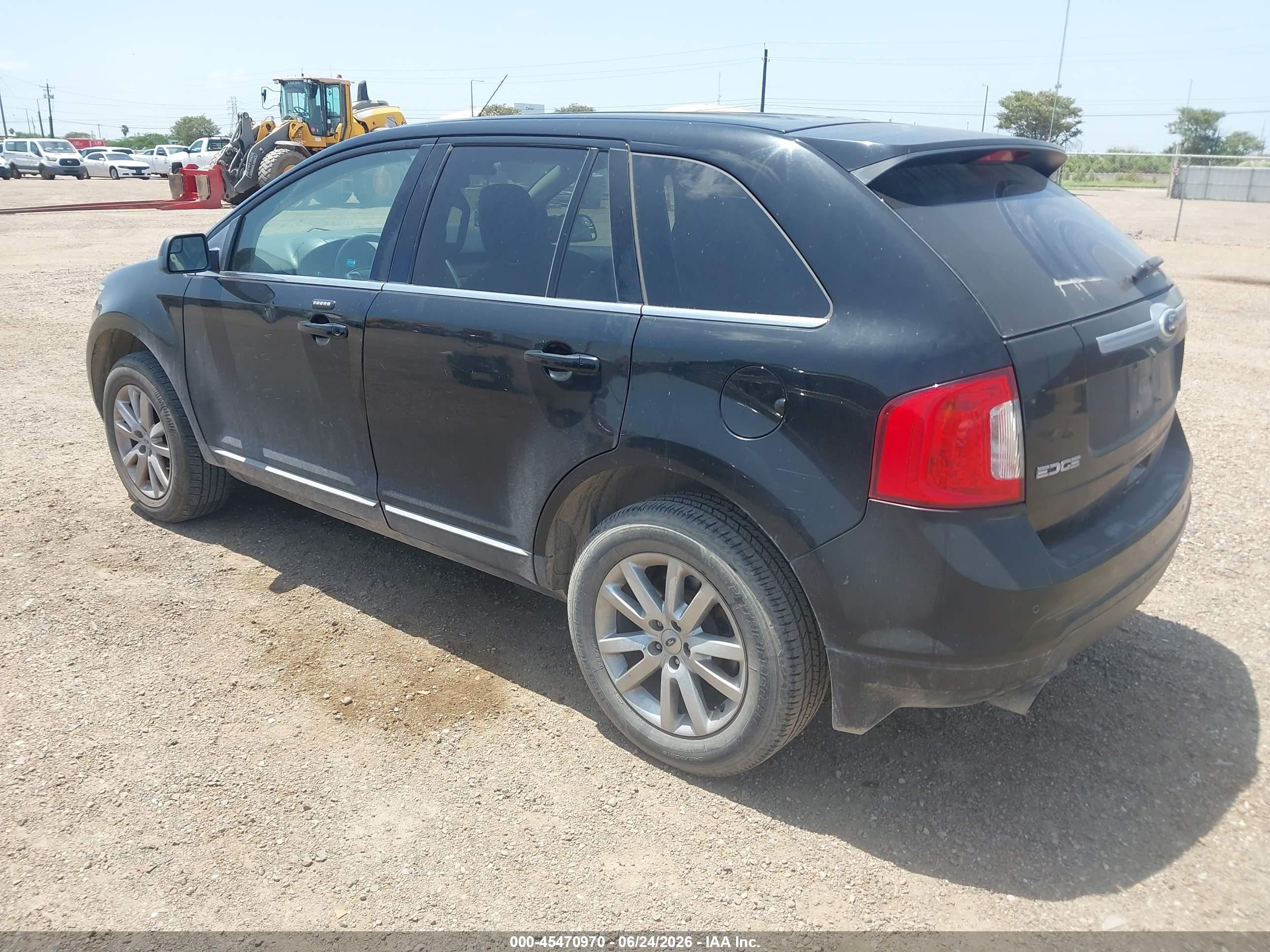 2012 Ford Edge Limited Black vin: 2FMDK3KC6CBA13113