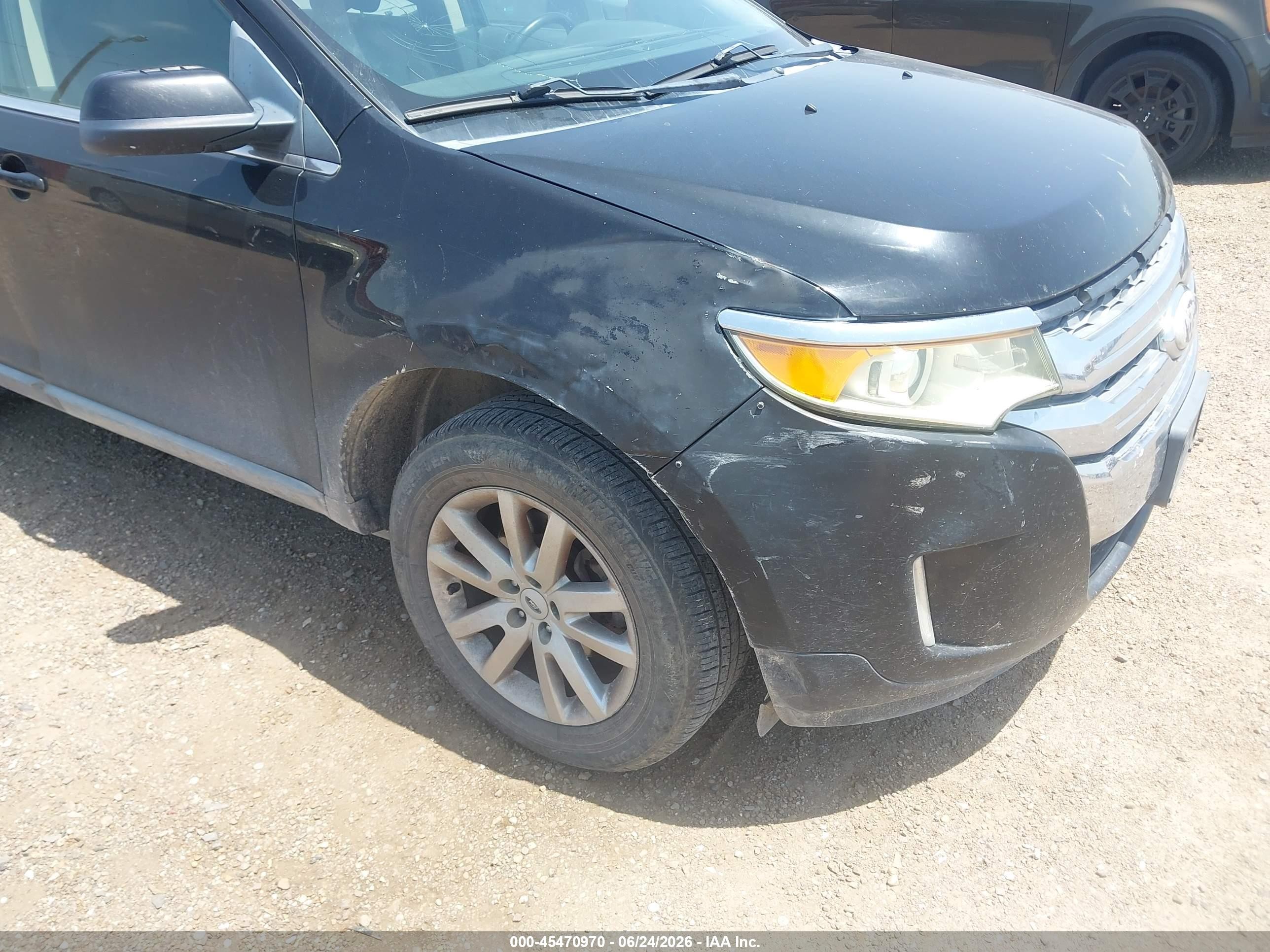 2012 Ford Edge Limited Black vin: 2FMDK3KC6CBA13113
