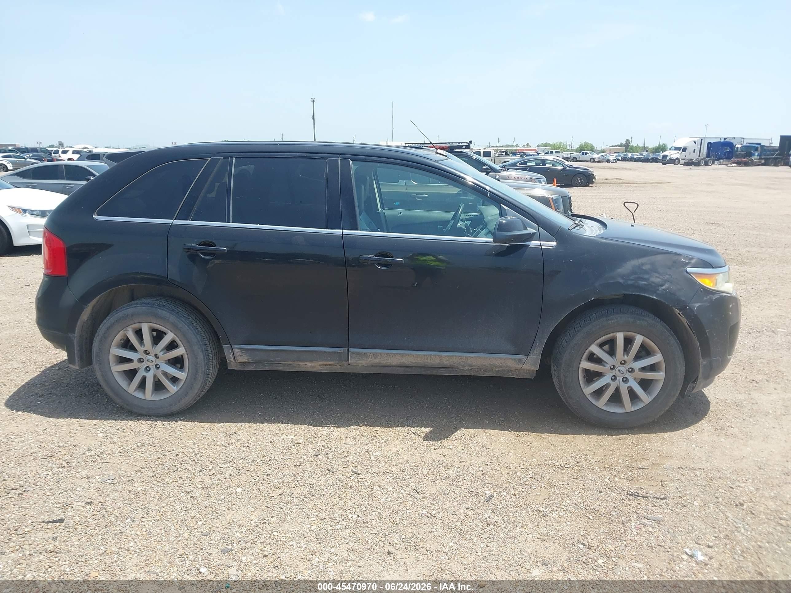 2012 Ford Edge Limited Black vin: 2FMDK3KC6CBA13113
