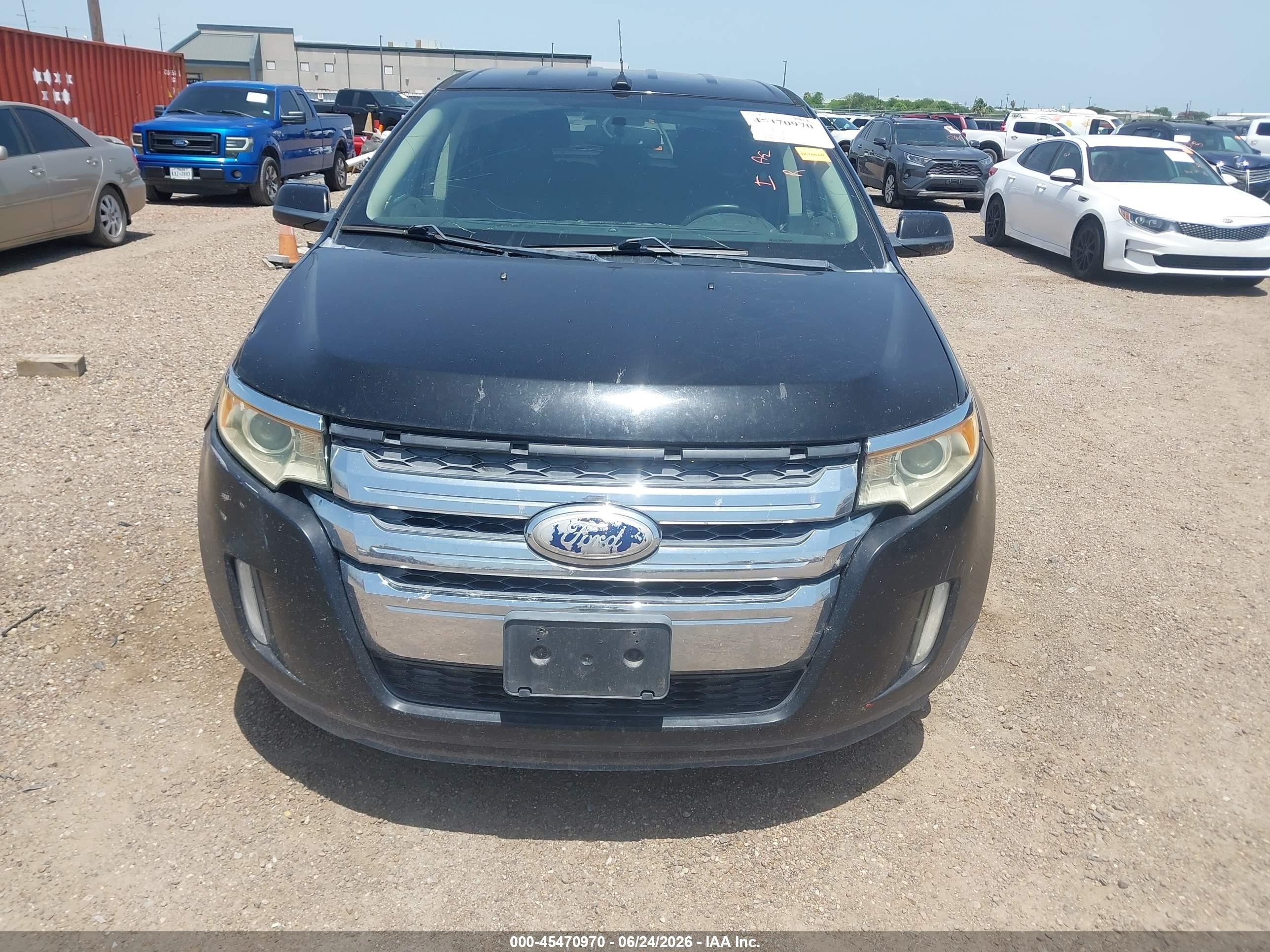 2012 Ford Edge Limited Black vin: 2FMDK3KC6CBA13113