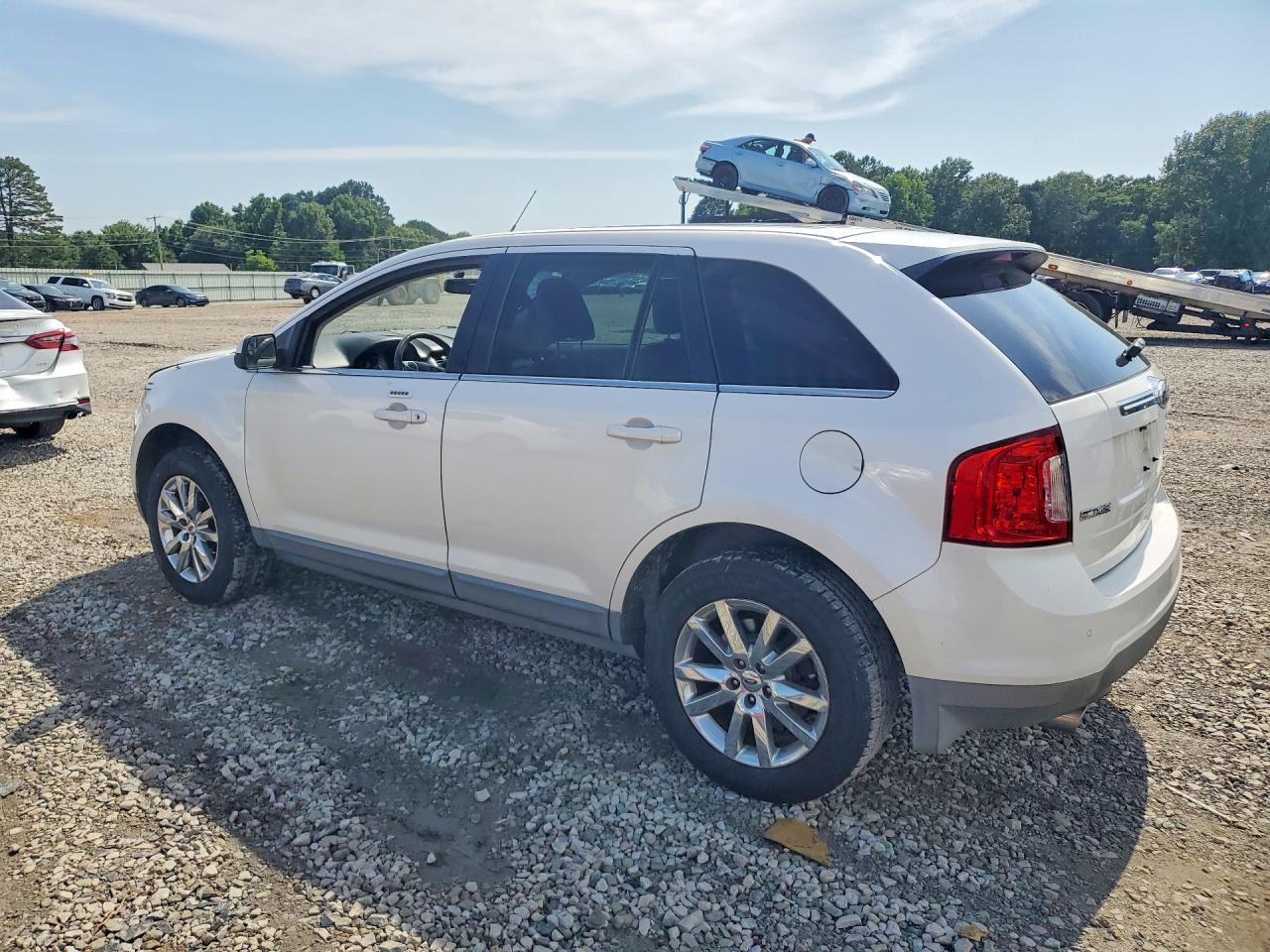 2012 Ford Edge Limited White vin: 2FMDK3KC6CBA22023