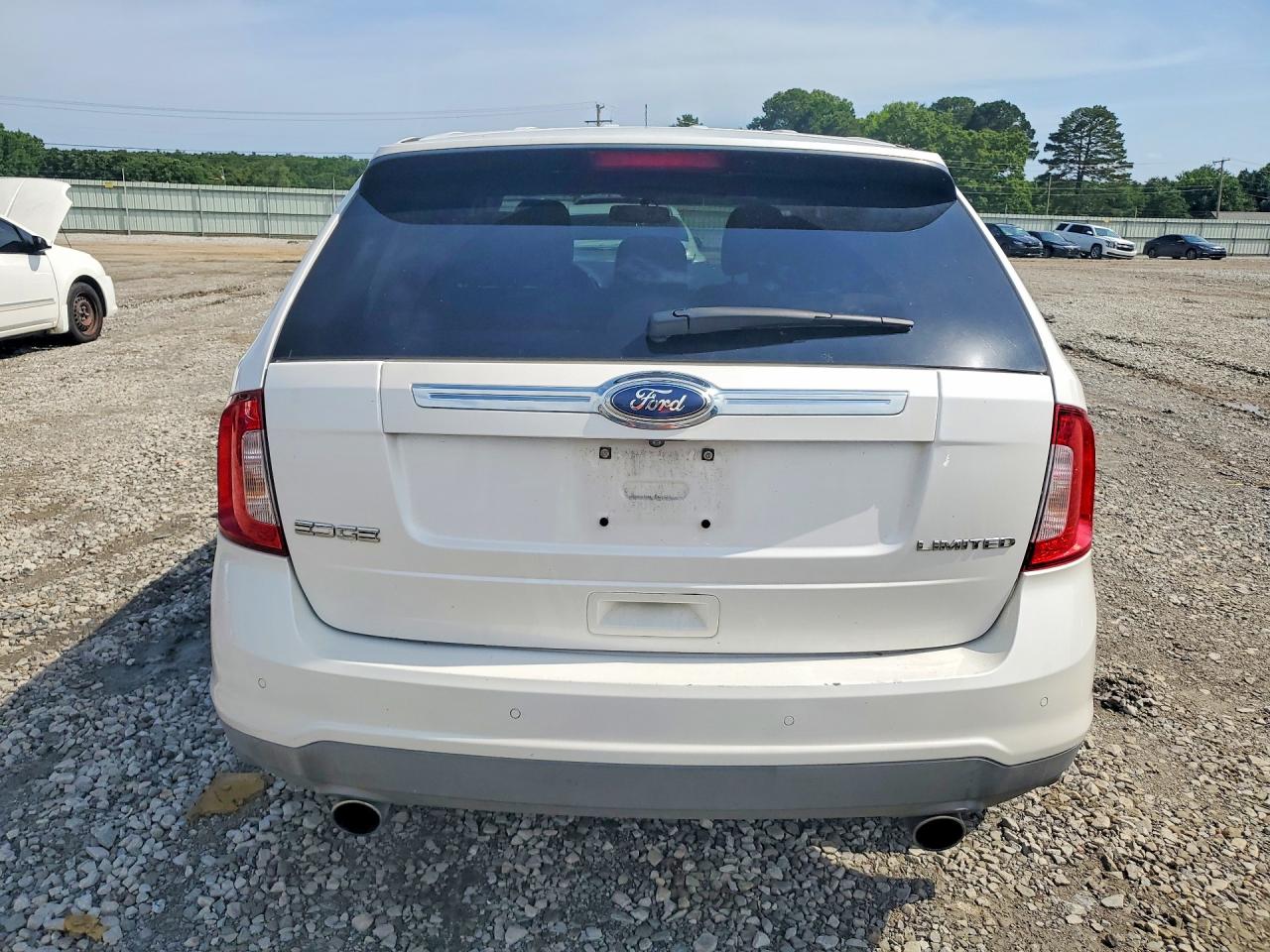 2012 Ford Edge Limited White vin: 2FMDK3KC6CBA22023
