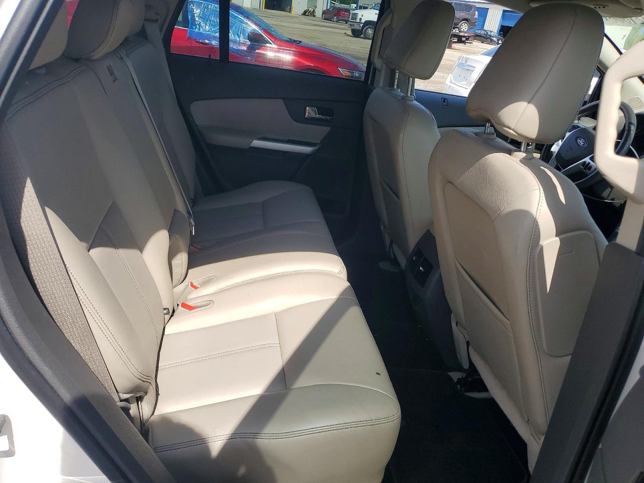 2012 Ford Edge Limited White vin: 2FMDK3KC6CBA22023