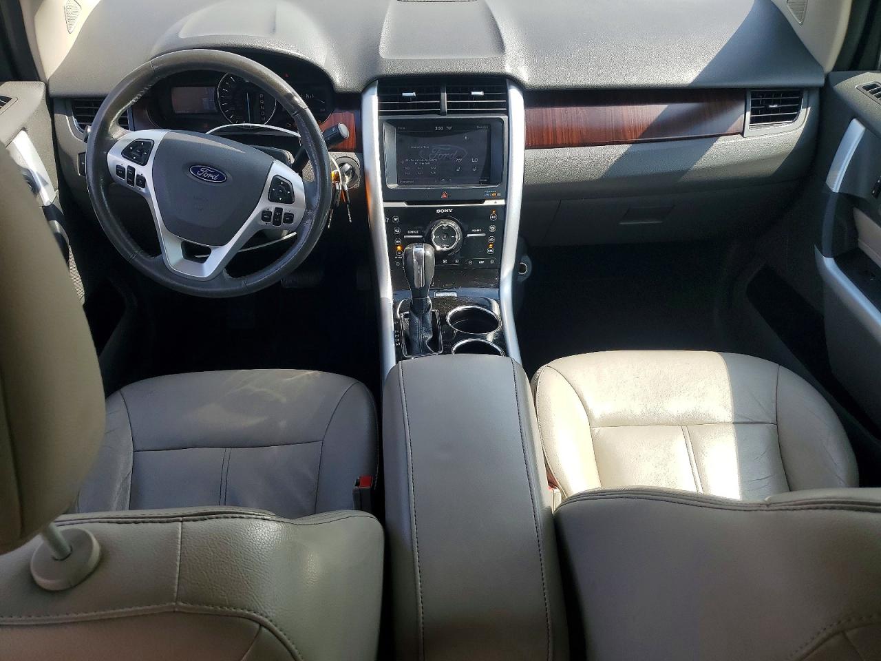 2012 Ford Edge Limited White vin: 2FMDK3KC6CBA22023