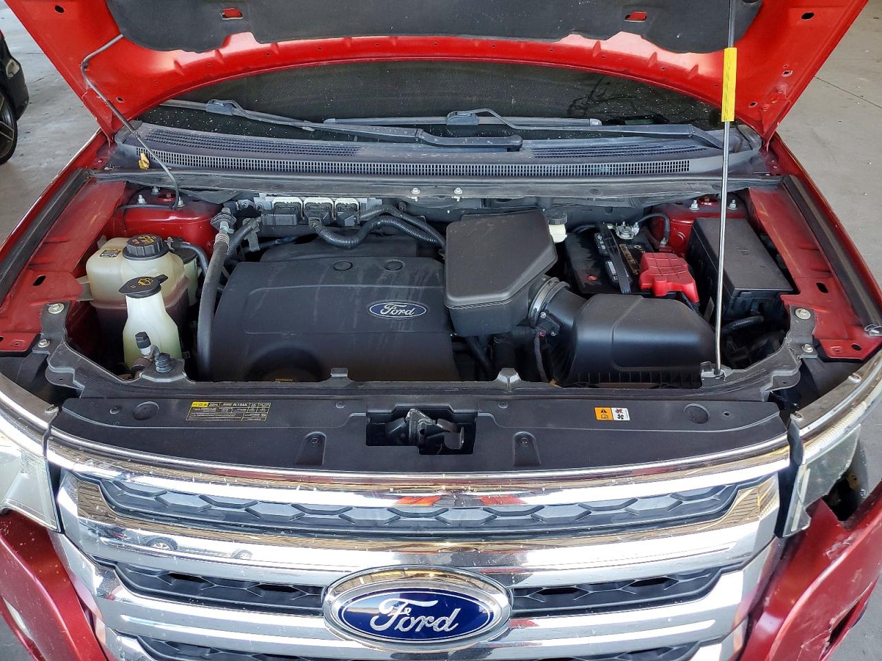 2013 Ford Edge Limited Red vin: 2FMDK3KC6DBA37123