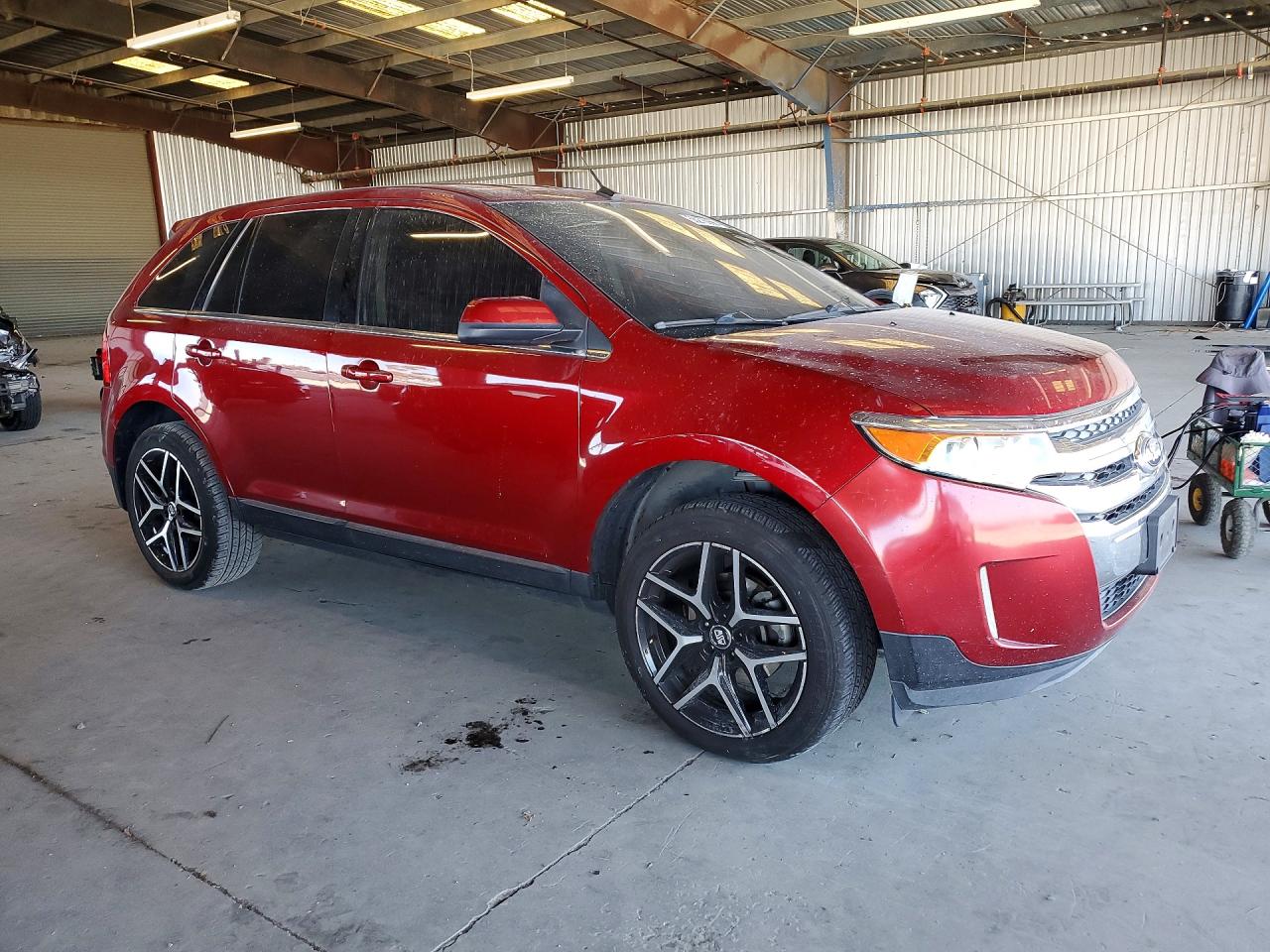 2013 Ford Edge Limited Red vin: 2FMDK3KC6DBA37123