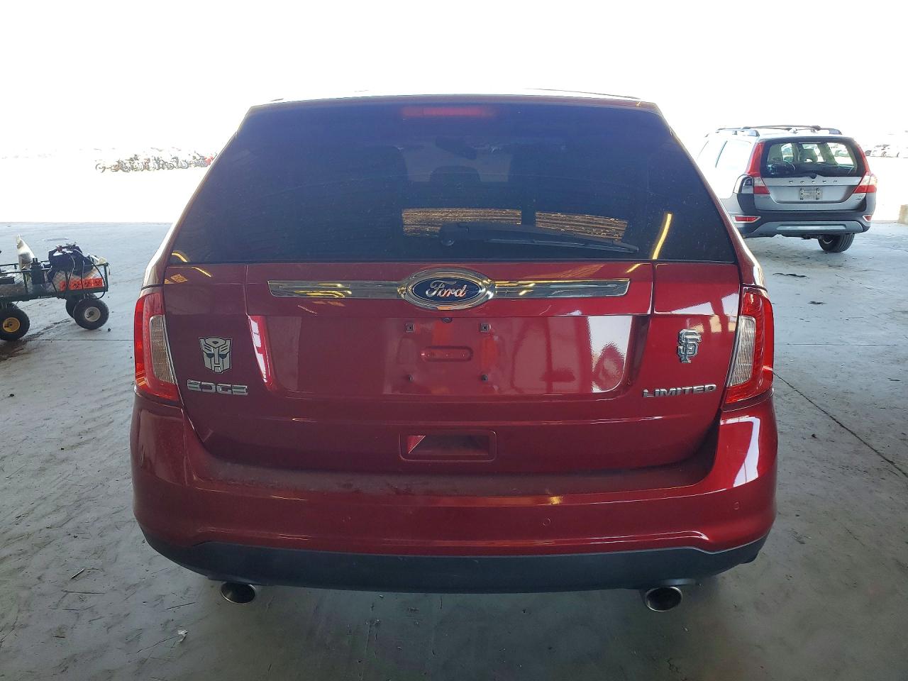 2013 Ford Edge Limited Red vin: 2FMDK3KC6DBA37123