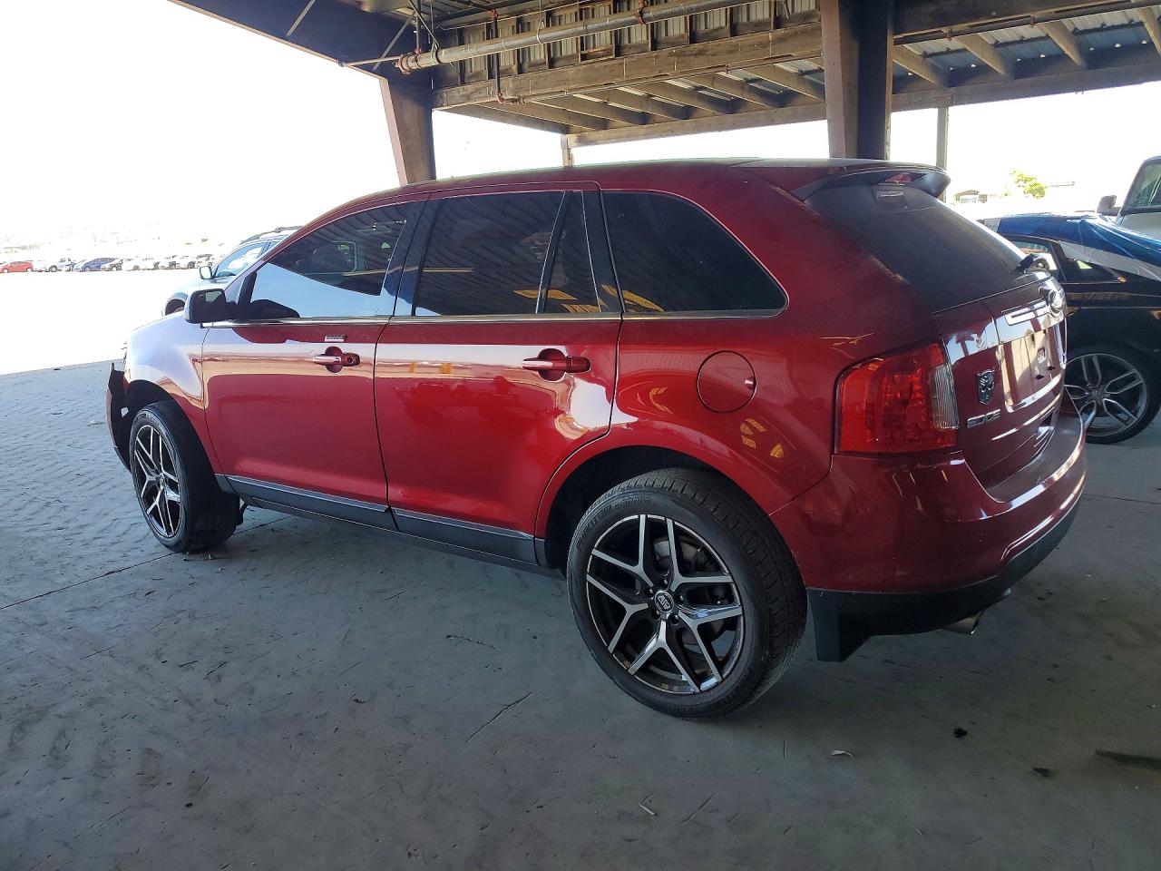 2013 Ford Edge Limited Red vin: 2FMDK3KC6DBA37123