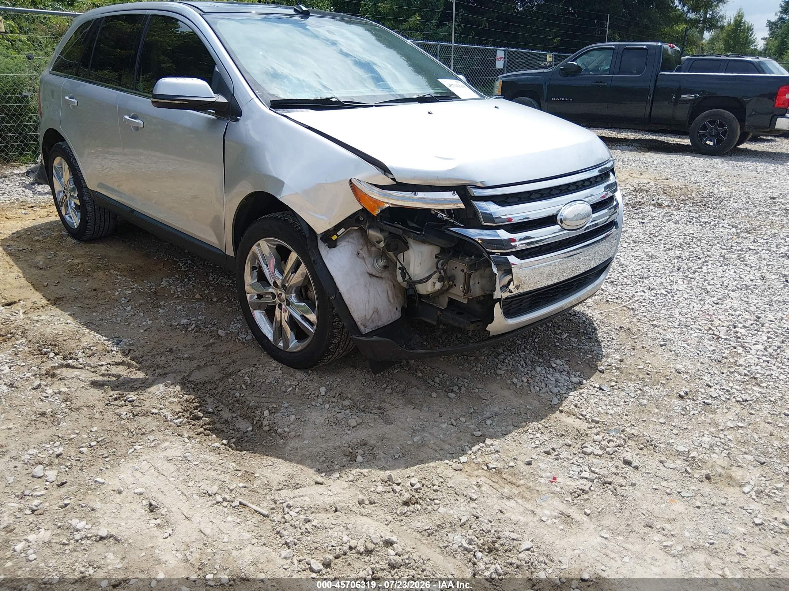 2013 Ford Edge Limited Silver vin: 2FMDK3KC6DBA62300