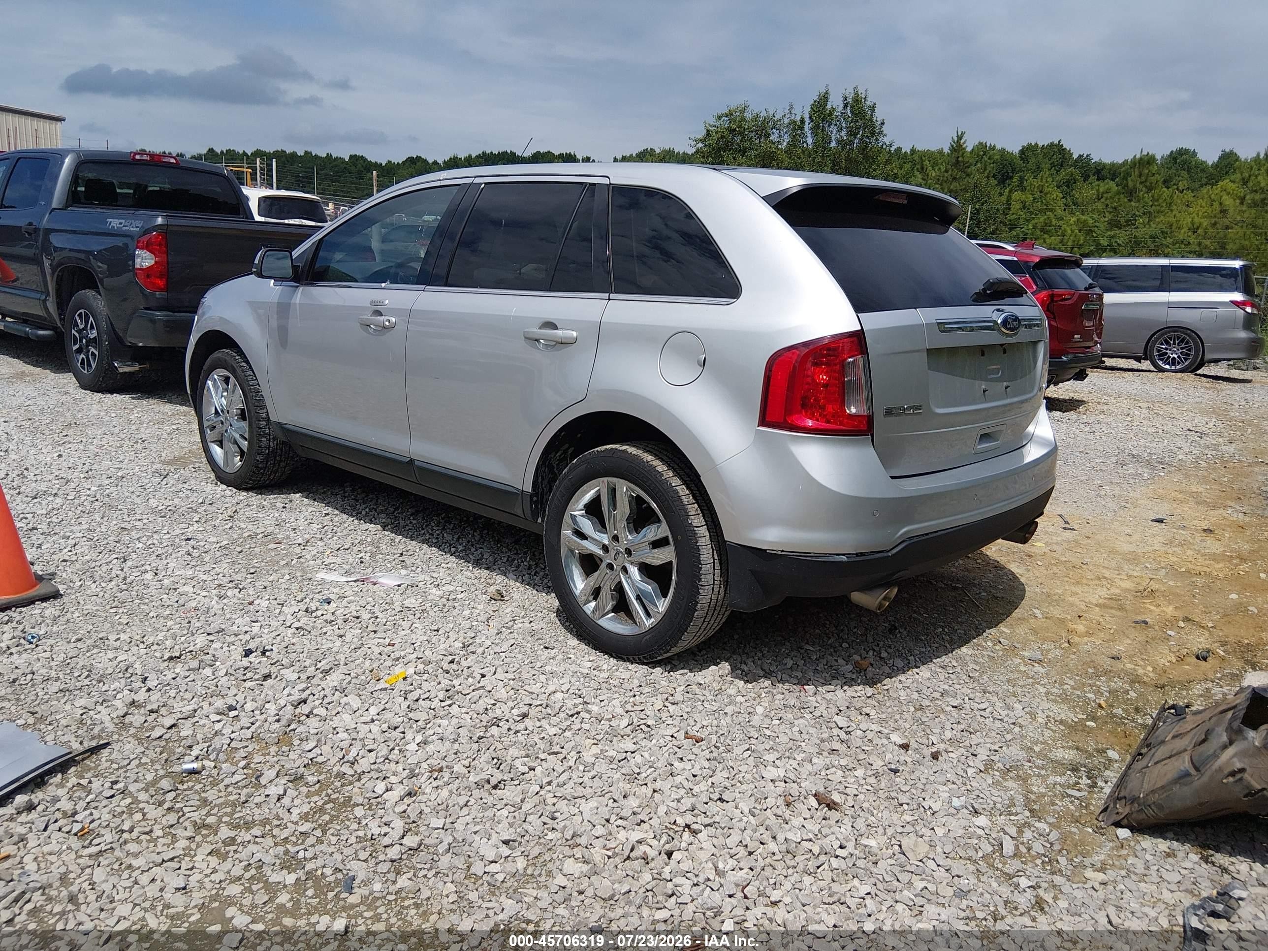 2013 Ford Edge Limited Silver vin: 2FMDK3KC6DBA62300