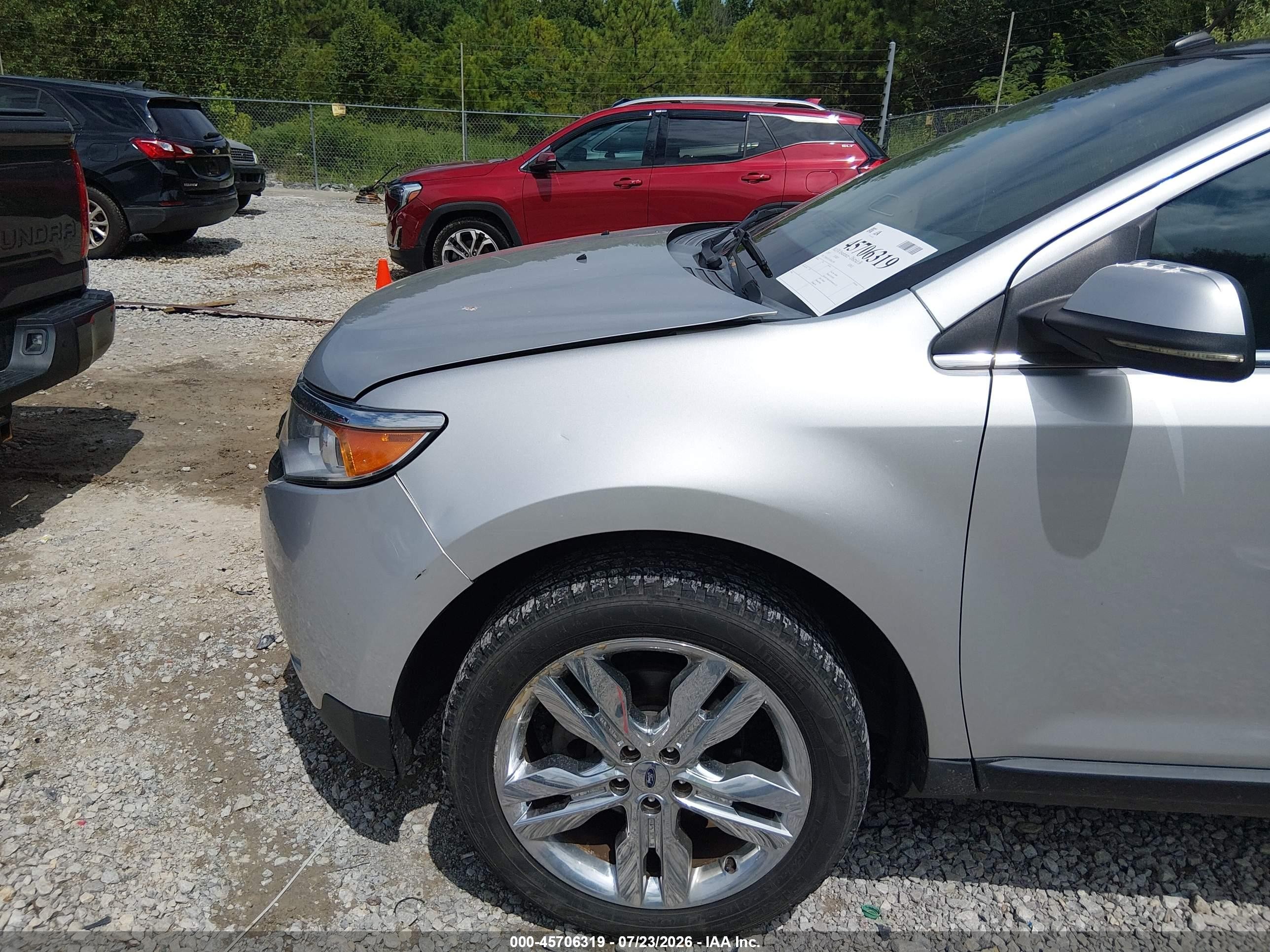 2013 Ford Edge Limited Silver vin: 2FMDK3KC6DBA62300