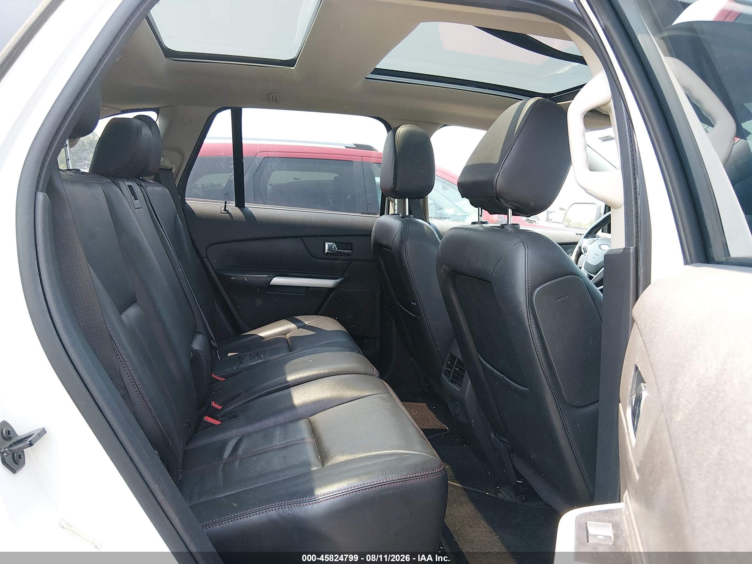 2013 Ford Edge Limited White vin: 2FMDK3KC6DBA82482