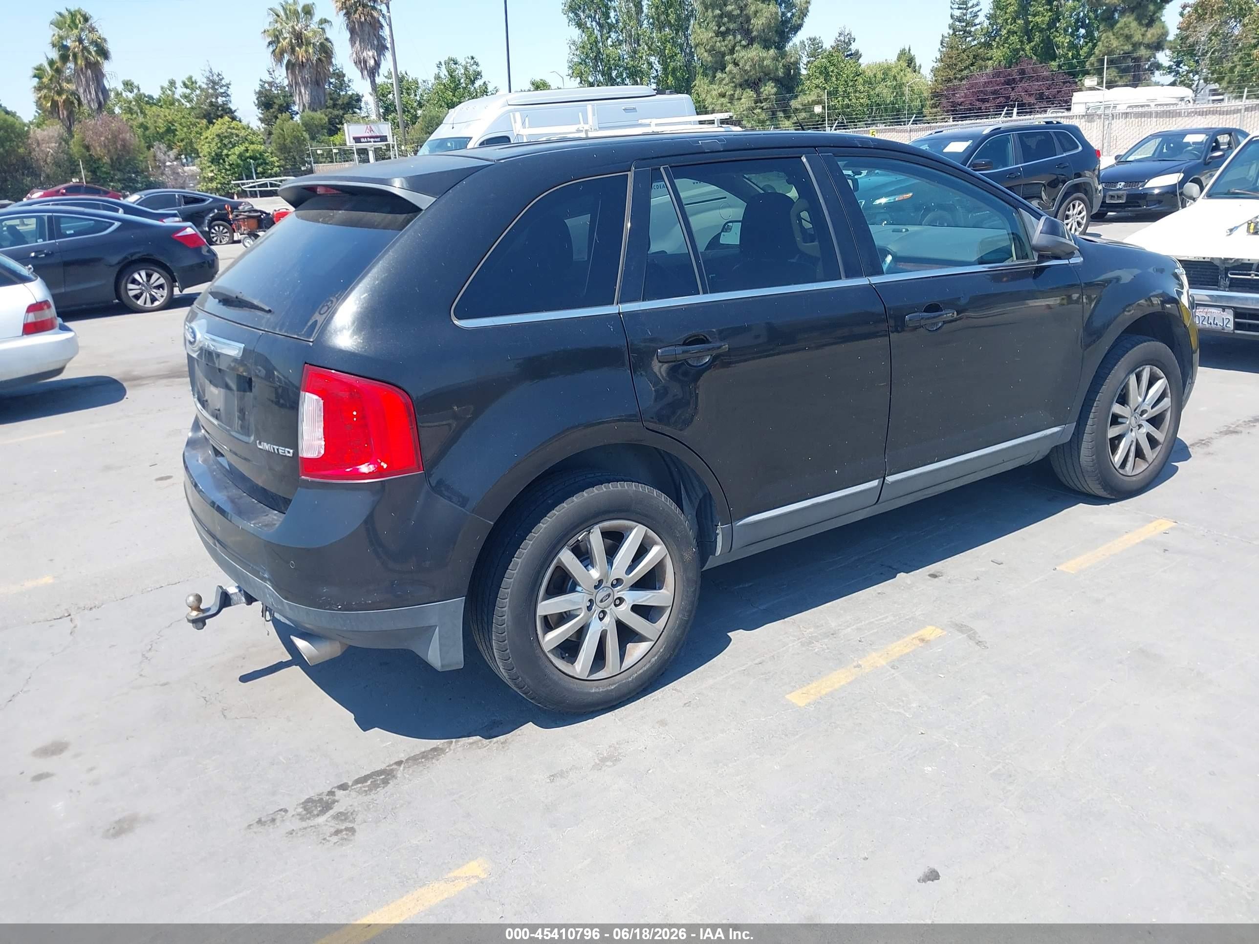 2013 Ford Edge Limited Black vin: 2FMDK3KC6DBA98164