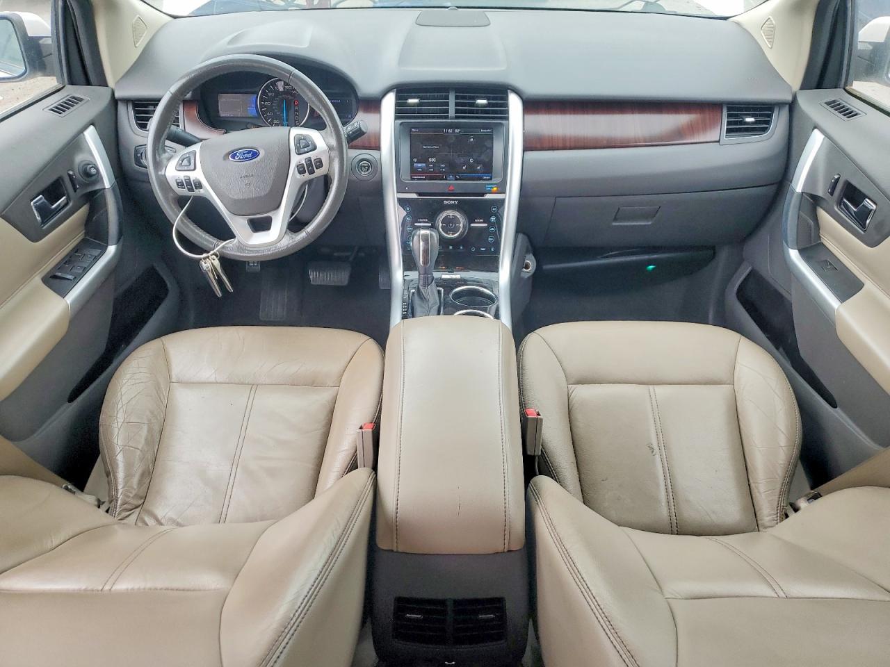 2013 Ford Edge Limited White vin: 2FMDK3KC6DBB57200
