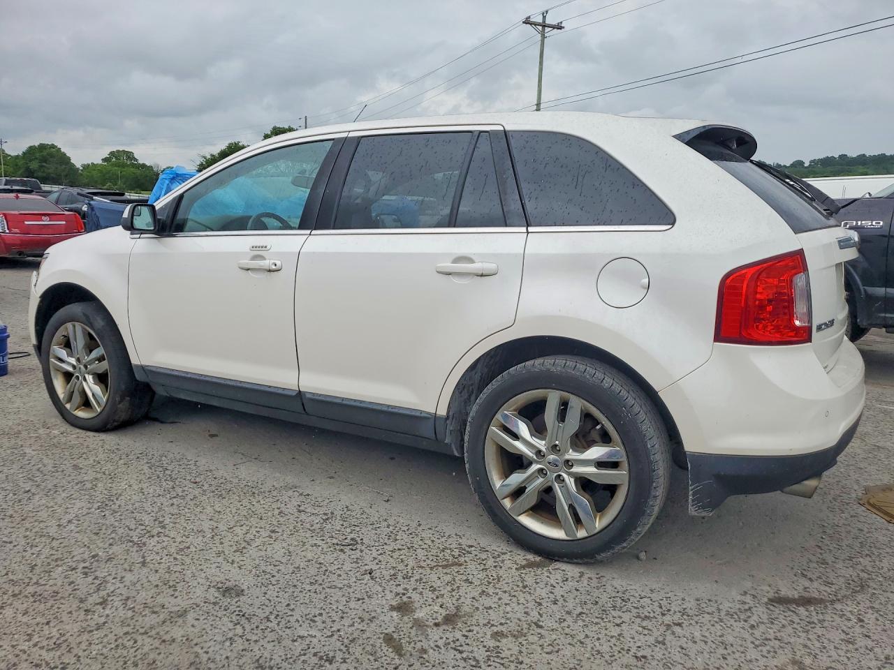 2013 Ford Edge Limited White vin: 2FMDK3KC6DBB57200