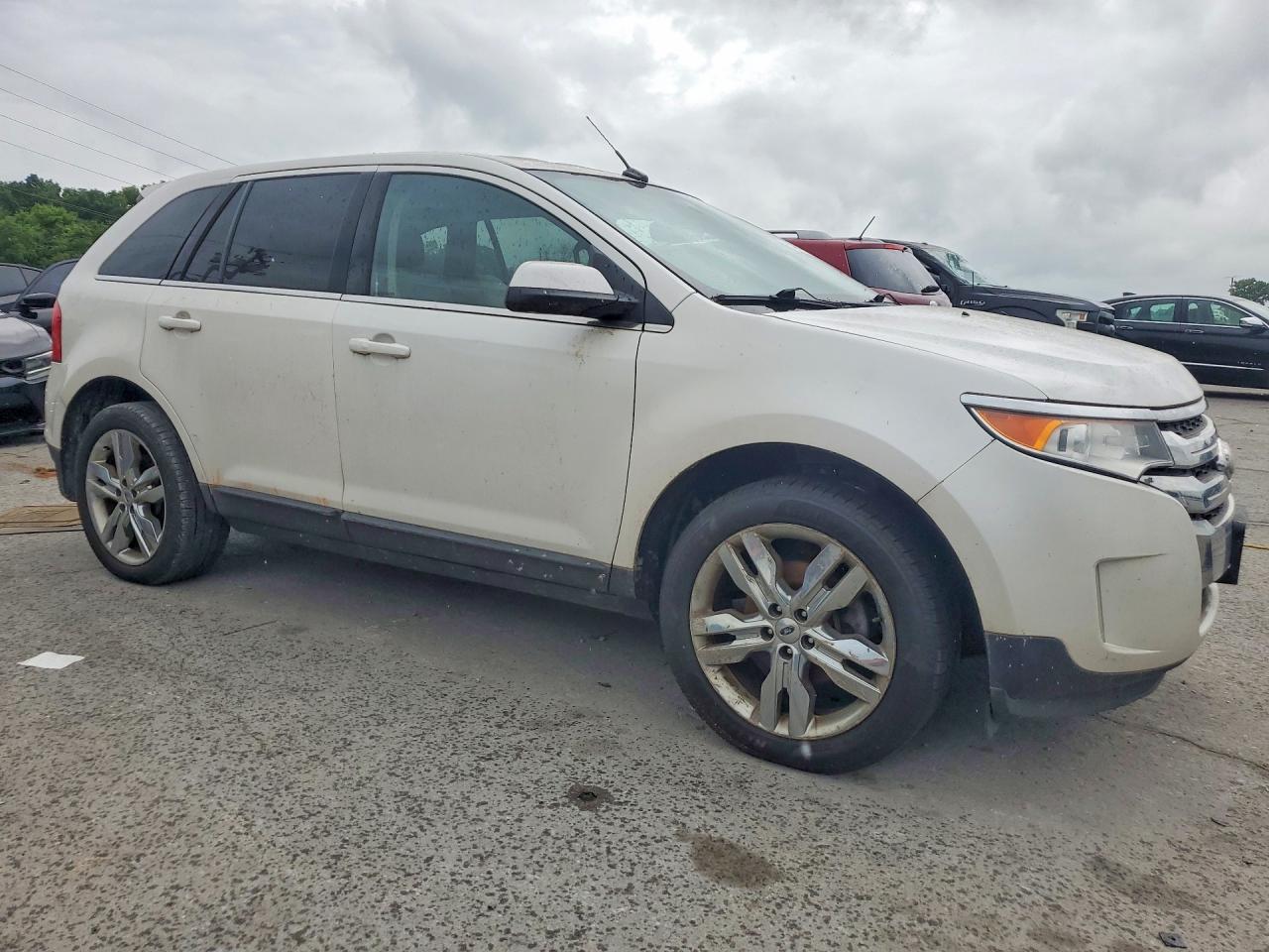 2013 Ford Edge Limited White vin: 2FMDK3KC6DBB57200