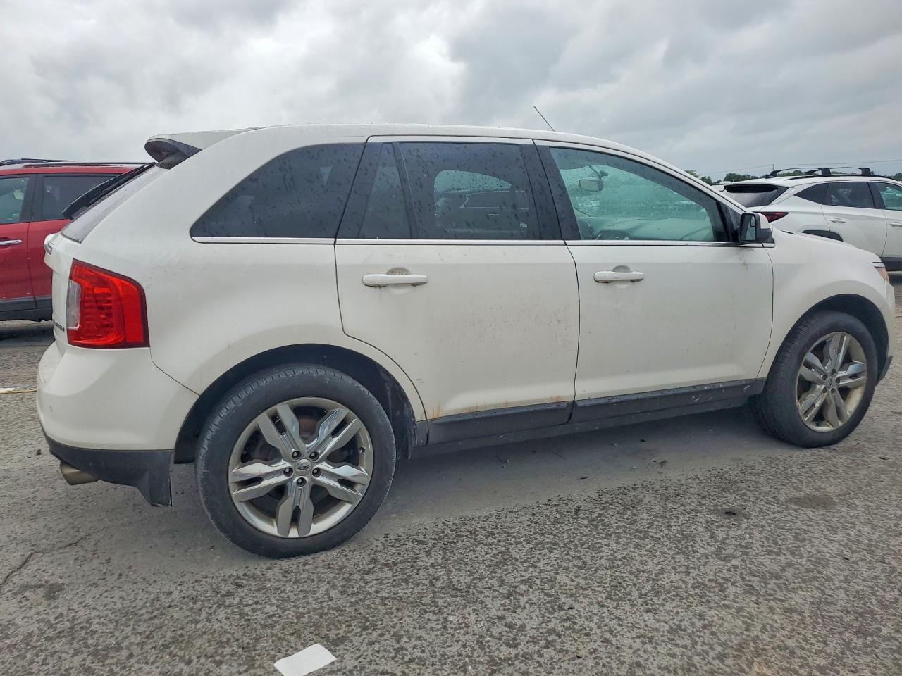 2013 Ford Edge Limited White vin: 2FMDK3KC6DBB57200