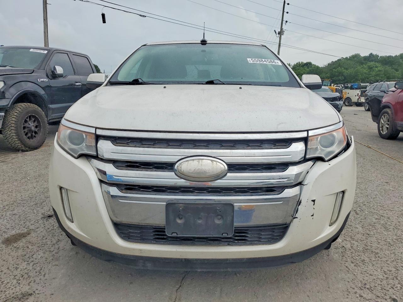 2013 Ford Edge Limited White vin: 2FMDK3KC6DBB57200