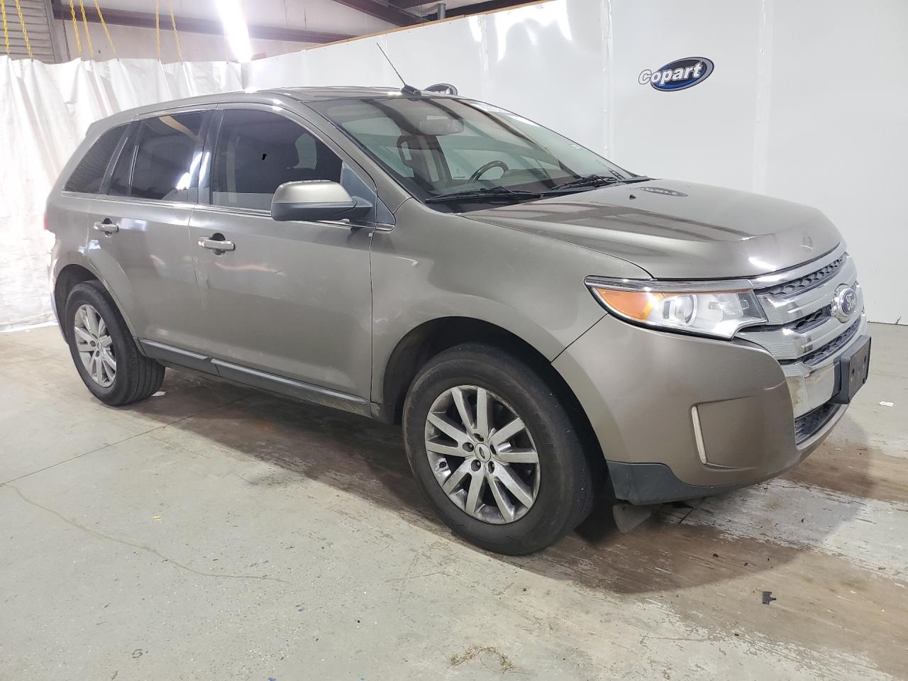 2013 Ford Edge Limited Brown vin: 2FMDK3KC6DBB95669 Damage: Right Front Door, Dent(S) W/ Paint Dmg, 3 To 4 Inches