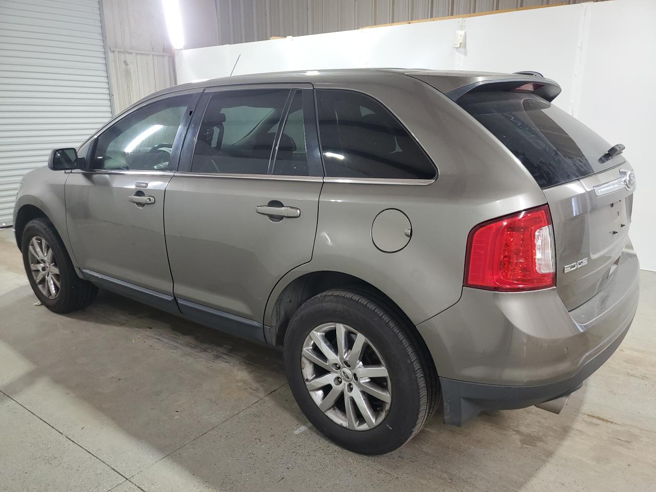 2013 Ford Edge Limited Brown vin: 2FMDK3KC6DBB95669 Damage: Left Rear Door, Dent(S) W/ Paint Dmg, 3 To 4 Inches