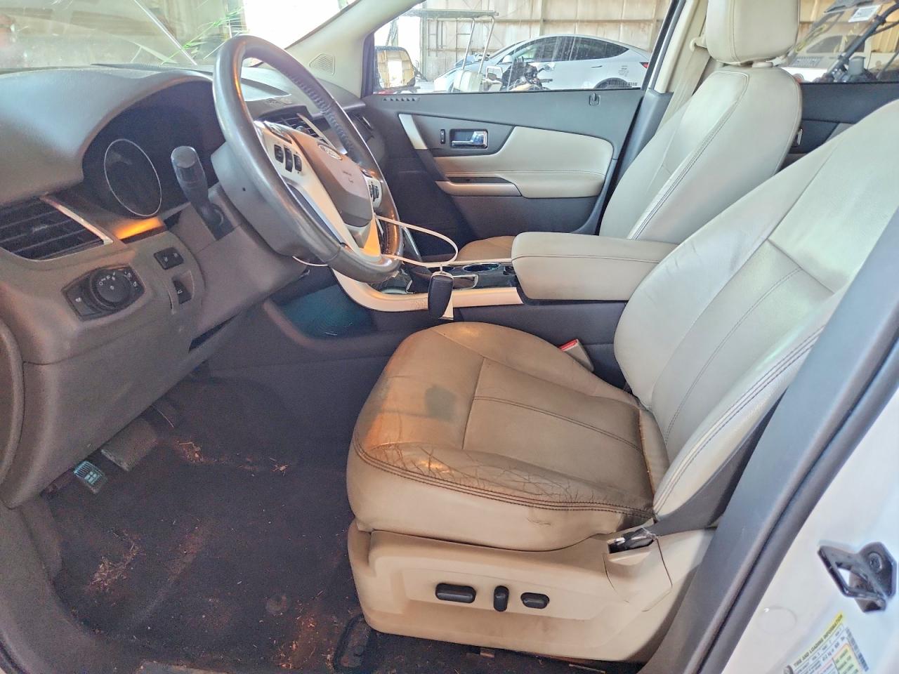2013 Ford Edge Limited White vin: 2FMDK3KC6DBC58771
