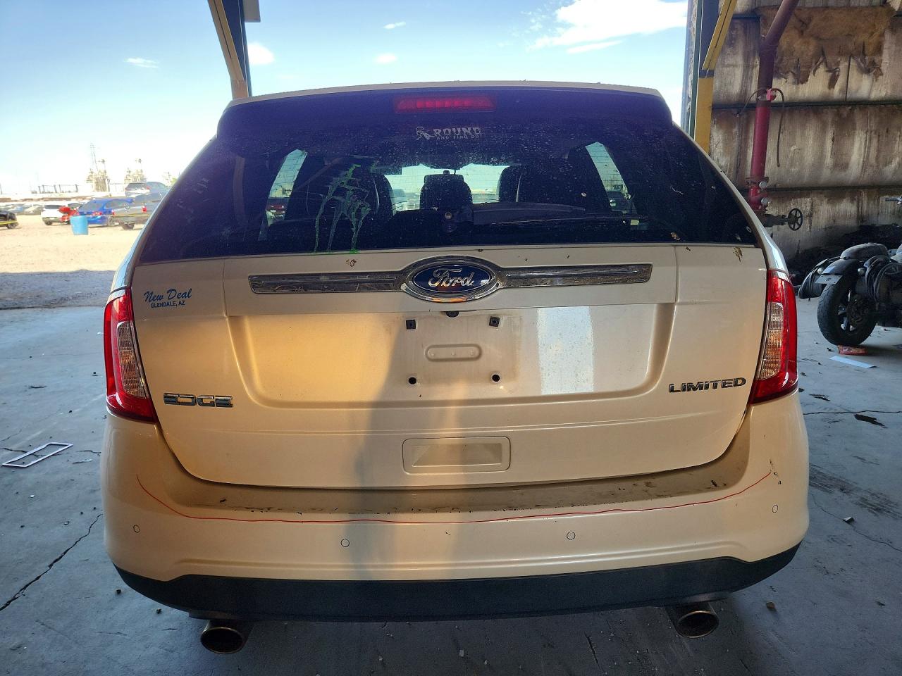 2013 Ford Edge Limited White vin: 2FMDK3KC6DBC58771
