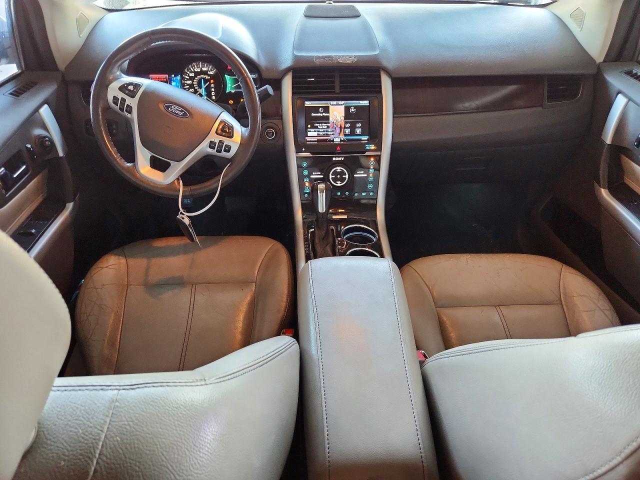 2013 Ford Edge Limited White vin: 2FMDK3KC6DBC58771