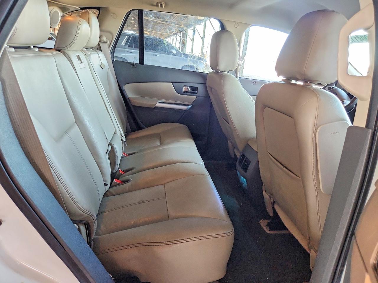 2013 Ford Edge Limited White vin: 2FMDK3KC6DBC58771