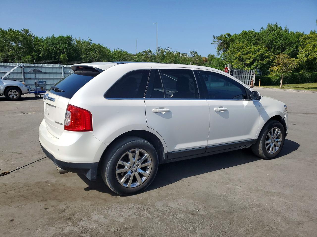 2013 Ford Edge Limited White vin: 2FMDK3KC6DBC64277