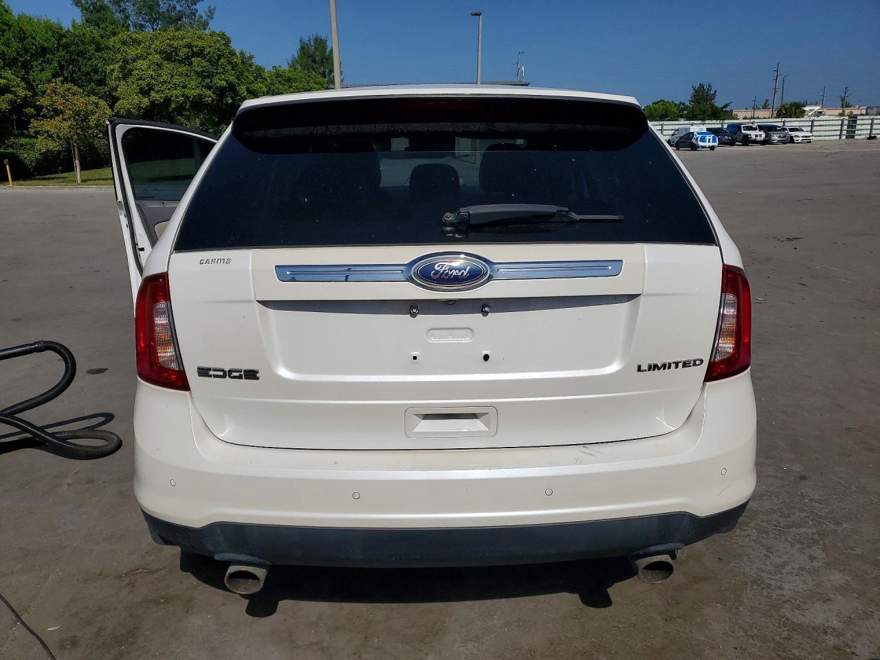 2013 Ford Edge Limited White vin: 2FMDK3KC6DBC64277