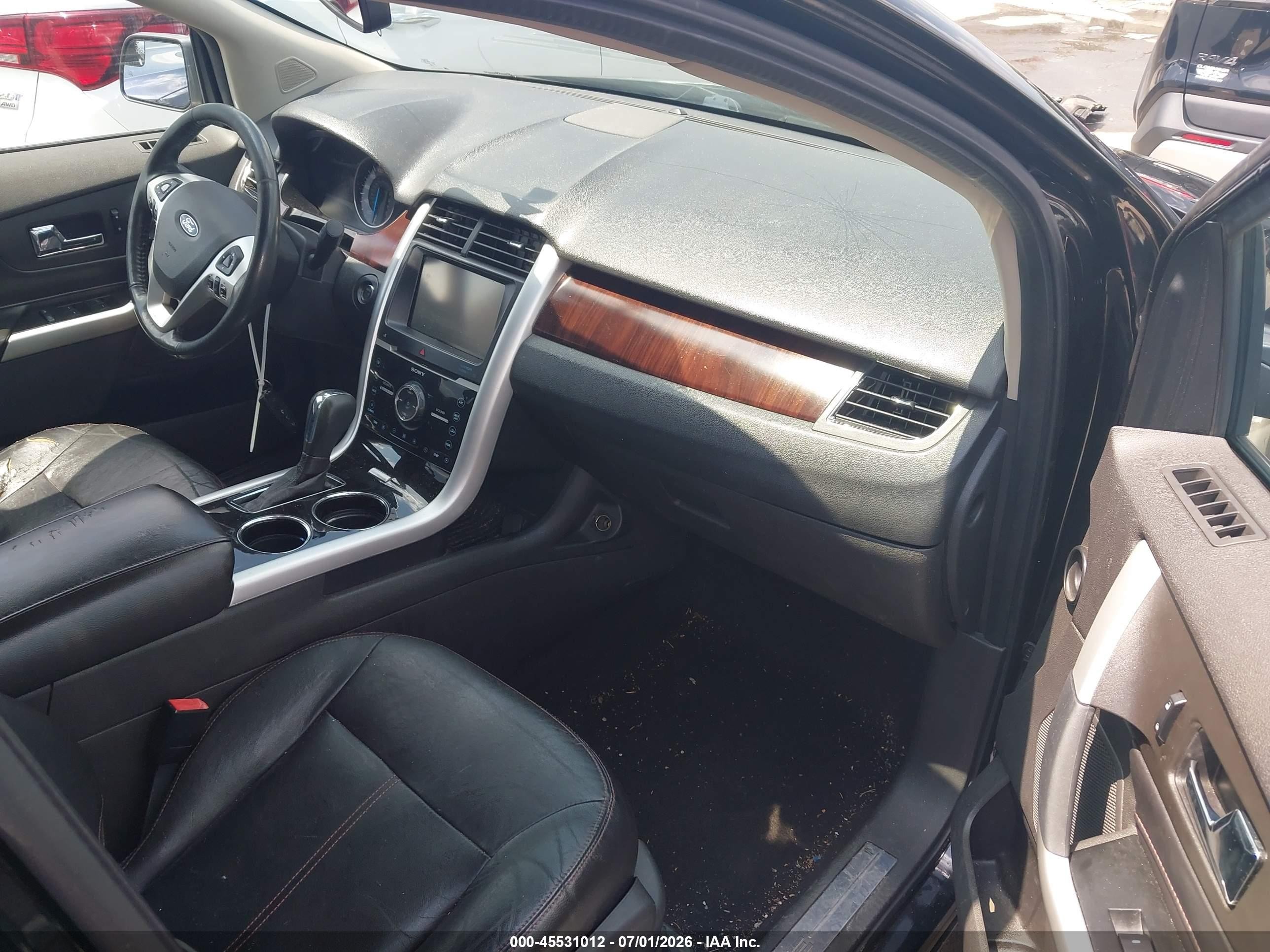 2013 Ford Edge Limited Black vin: 2FMDK3KC6DBC91253