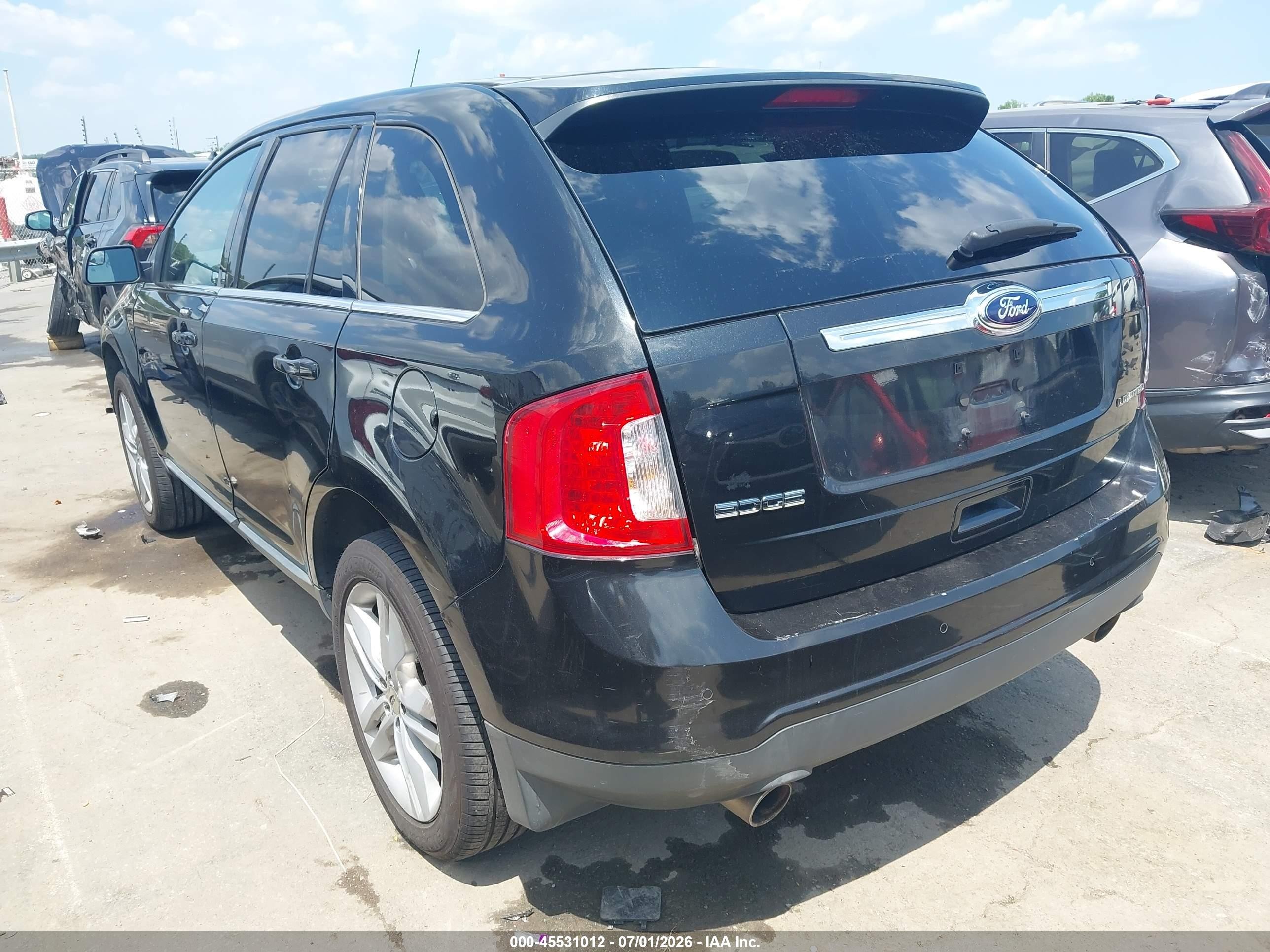 2013 Ford Edge Limited Black vin: 2FMDK3KC6DBC91253