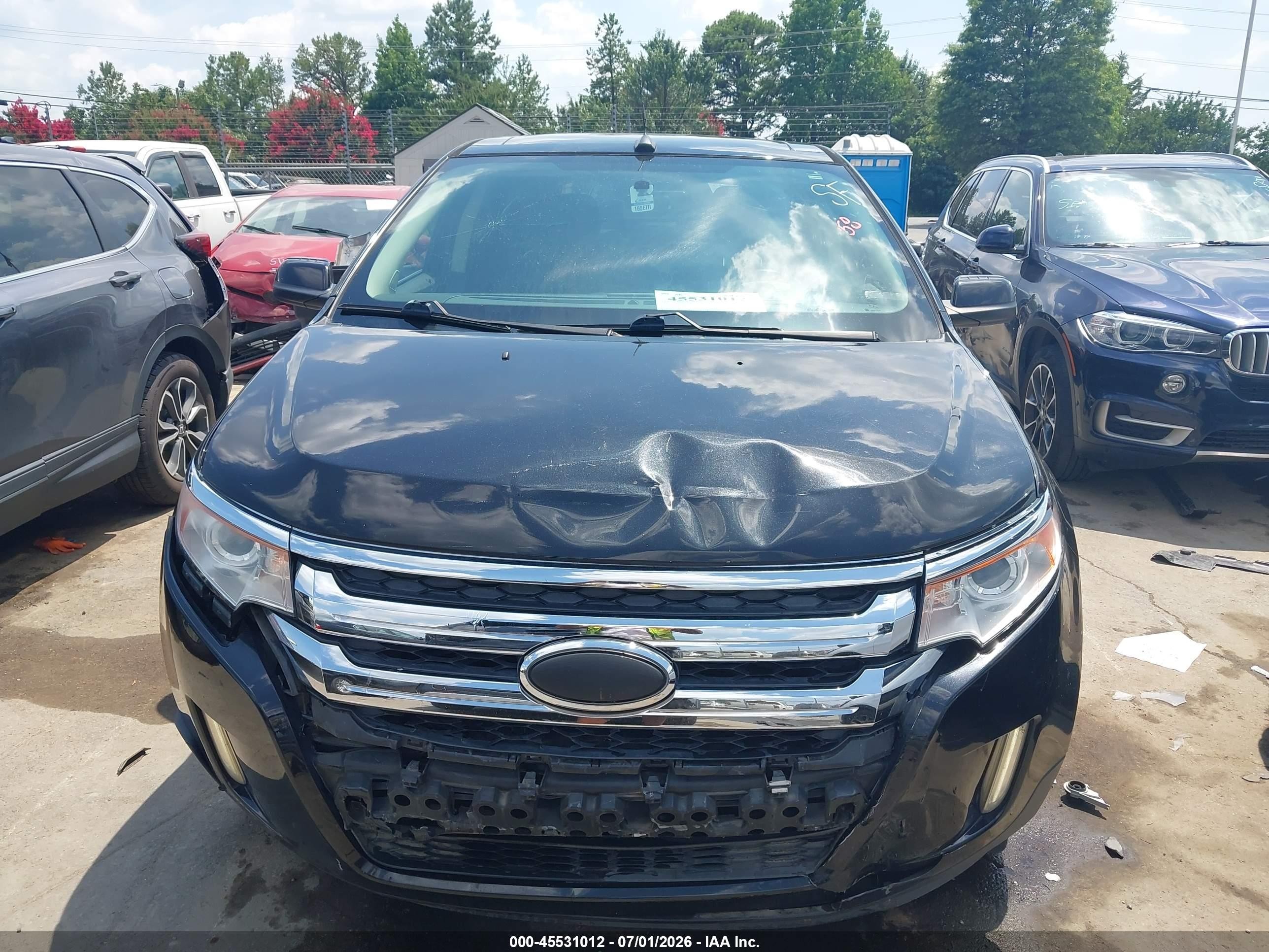 2013 Ford Edge Limited Black vin: 2FMDK3KC6DBC91253