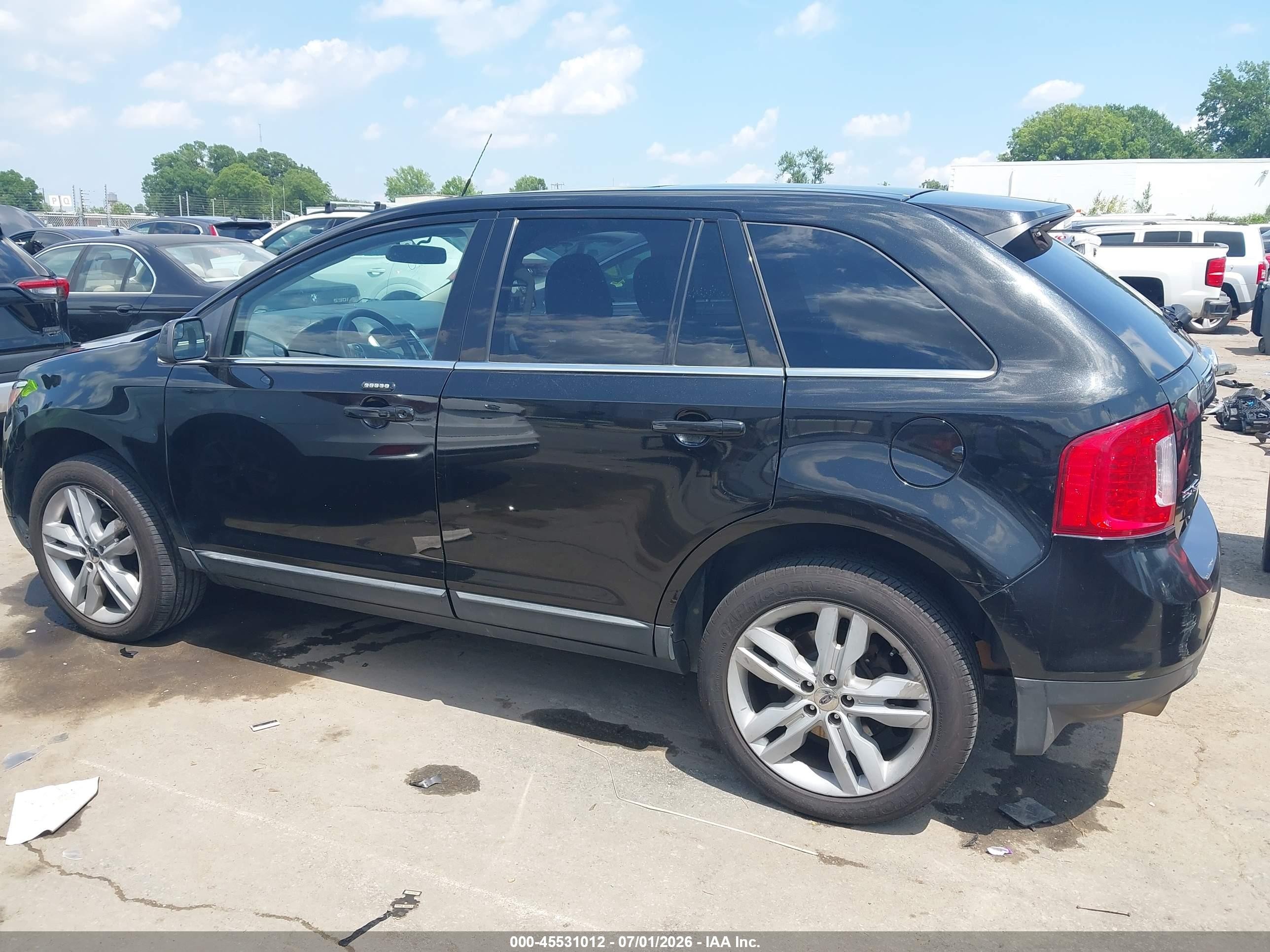 2013 Ford Edge Limited Black vin: 2FMDK3KC6DBC91253
