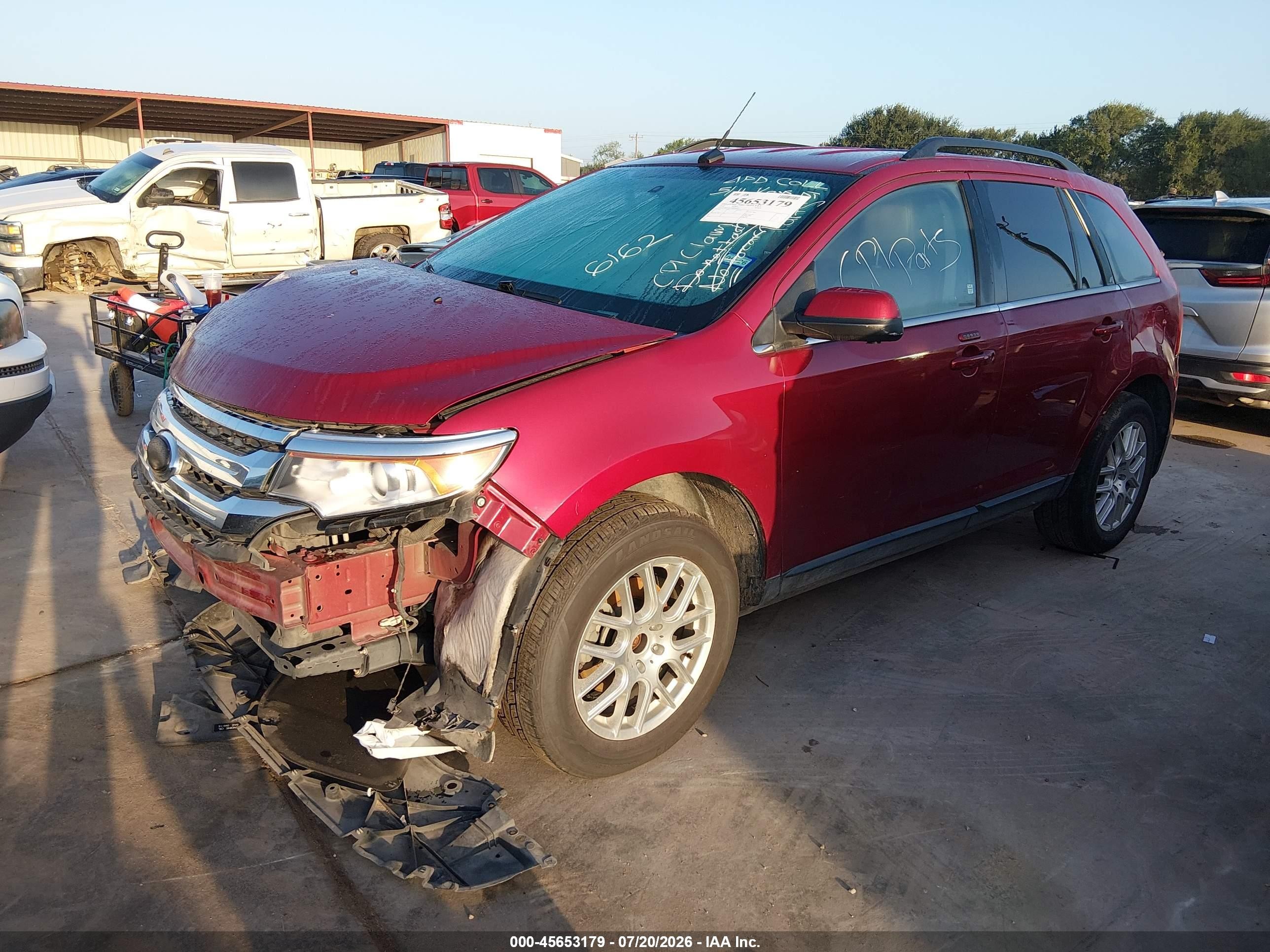 2013 Ford Edge Limited Maroon vin: 2FMDK3KC6DBC96162