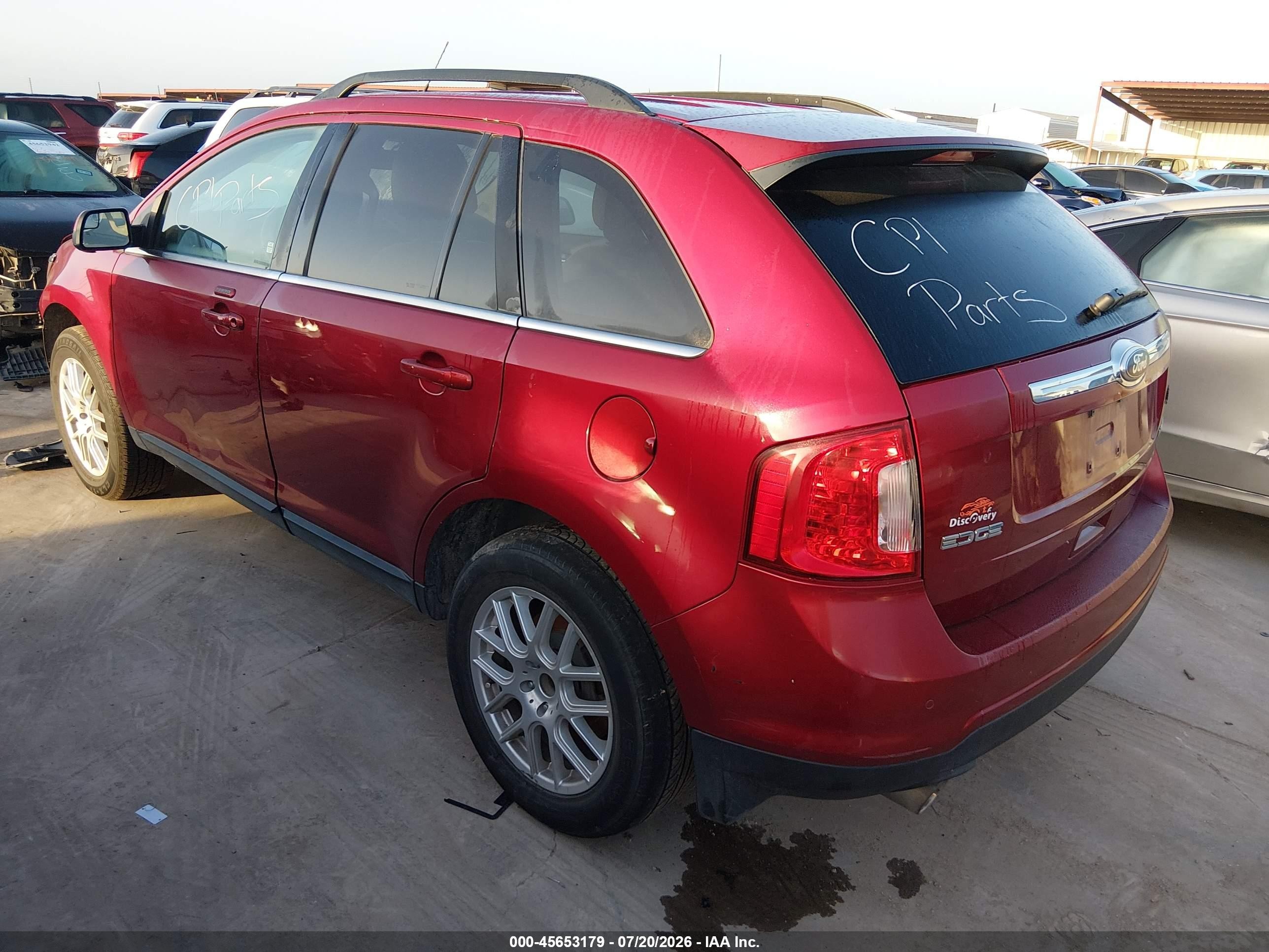 2013 Ford Edge Limited Maroon vin: 2FMDK3KC6DBC96162