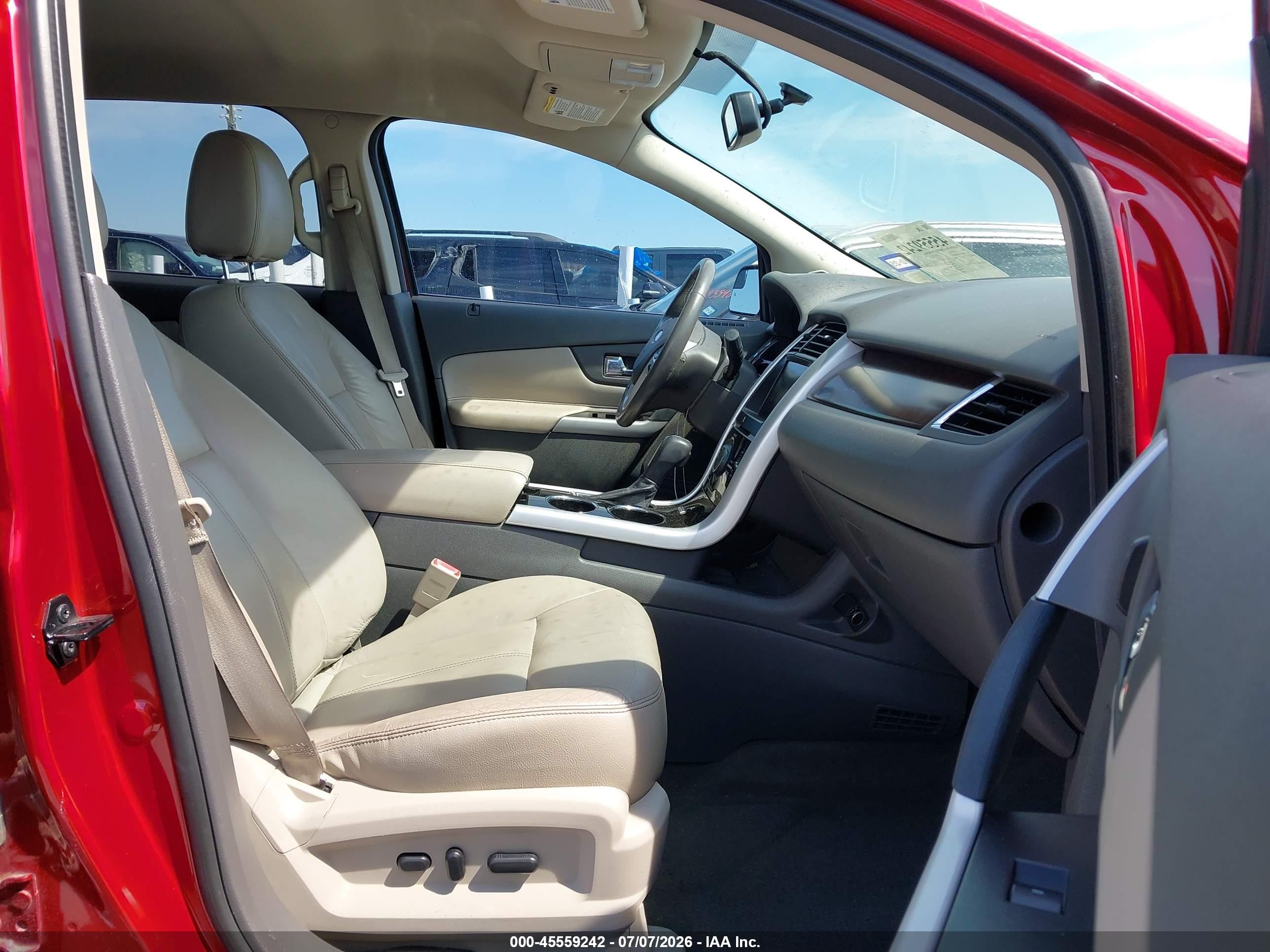 2013 Ford Edge Limited Red vin: 2FMDK3KC6DBC96324