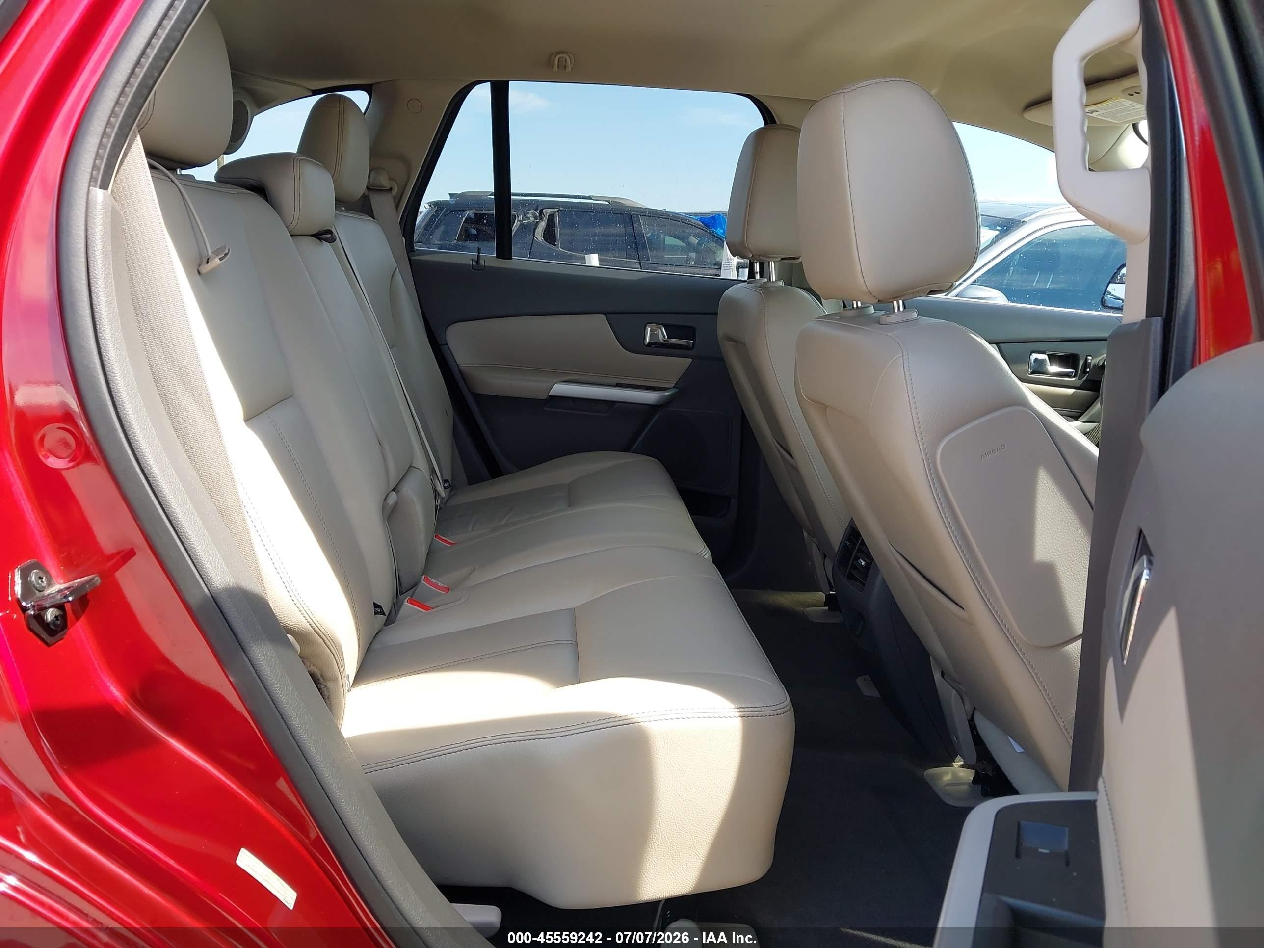 2013 Ford Edge Limited Red vin: 2FMDK3KC6DBC96324