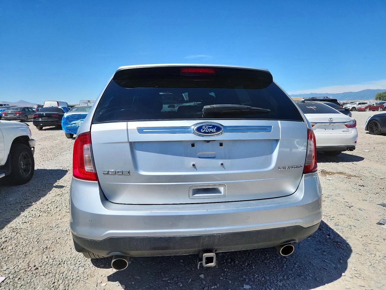 2014 Ford Edge Limited Silver vin: 2FMDK3KC6EBA07038