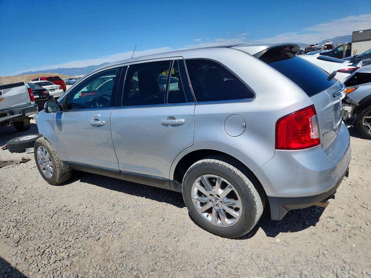 2014 Ford Edge Limited Silver vin: 2FMDK3KC6EBA07038