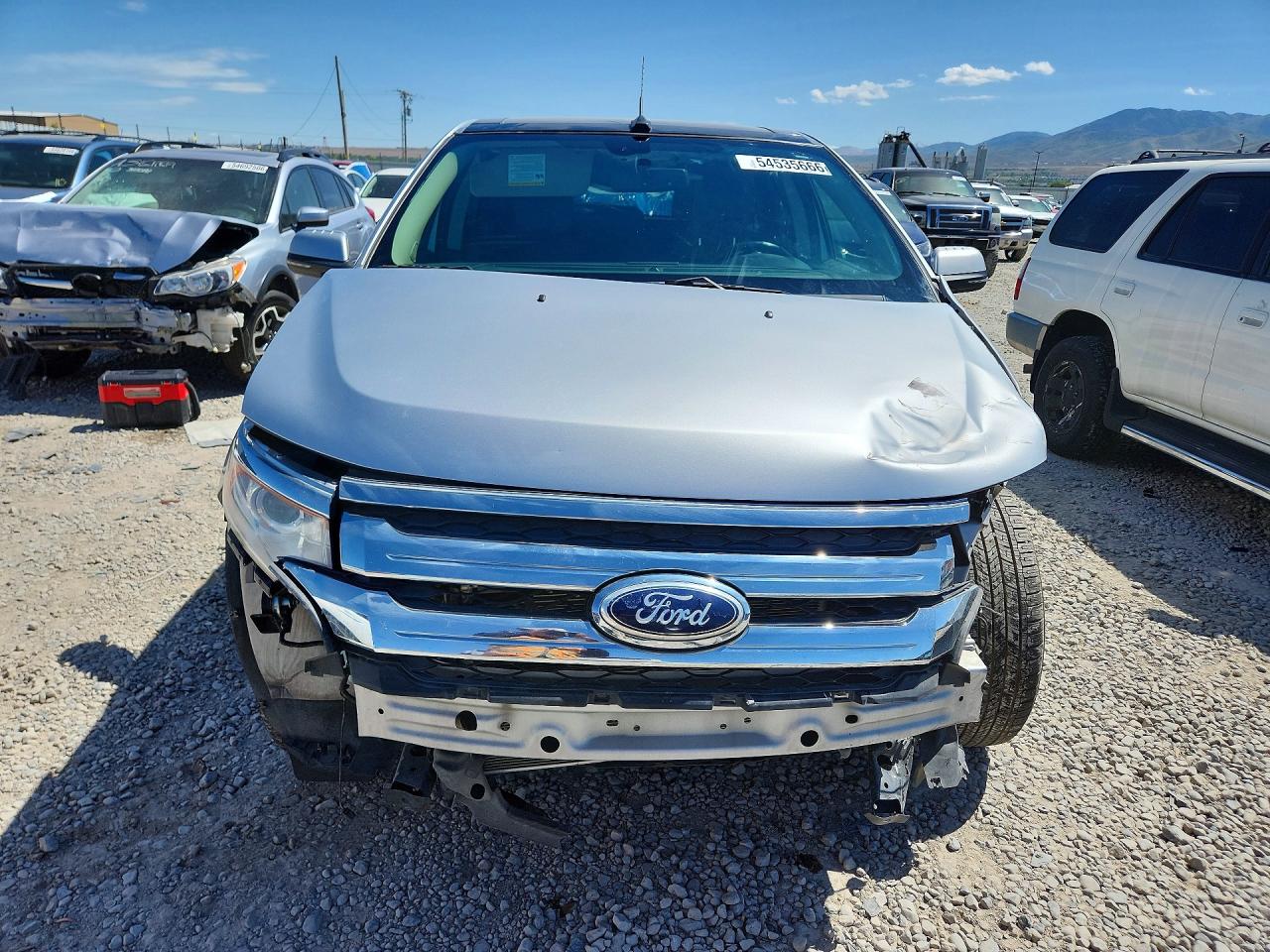 2014 Ford Edge Limited Silver vin: 2FMDK3KC6EBA07038