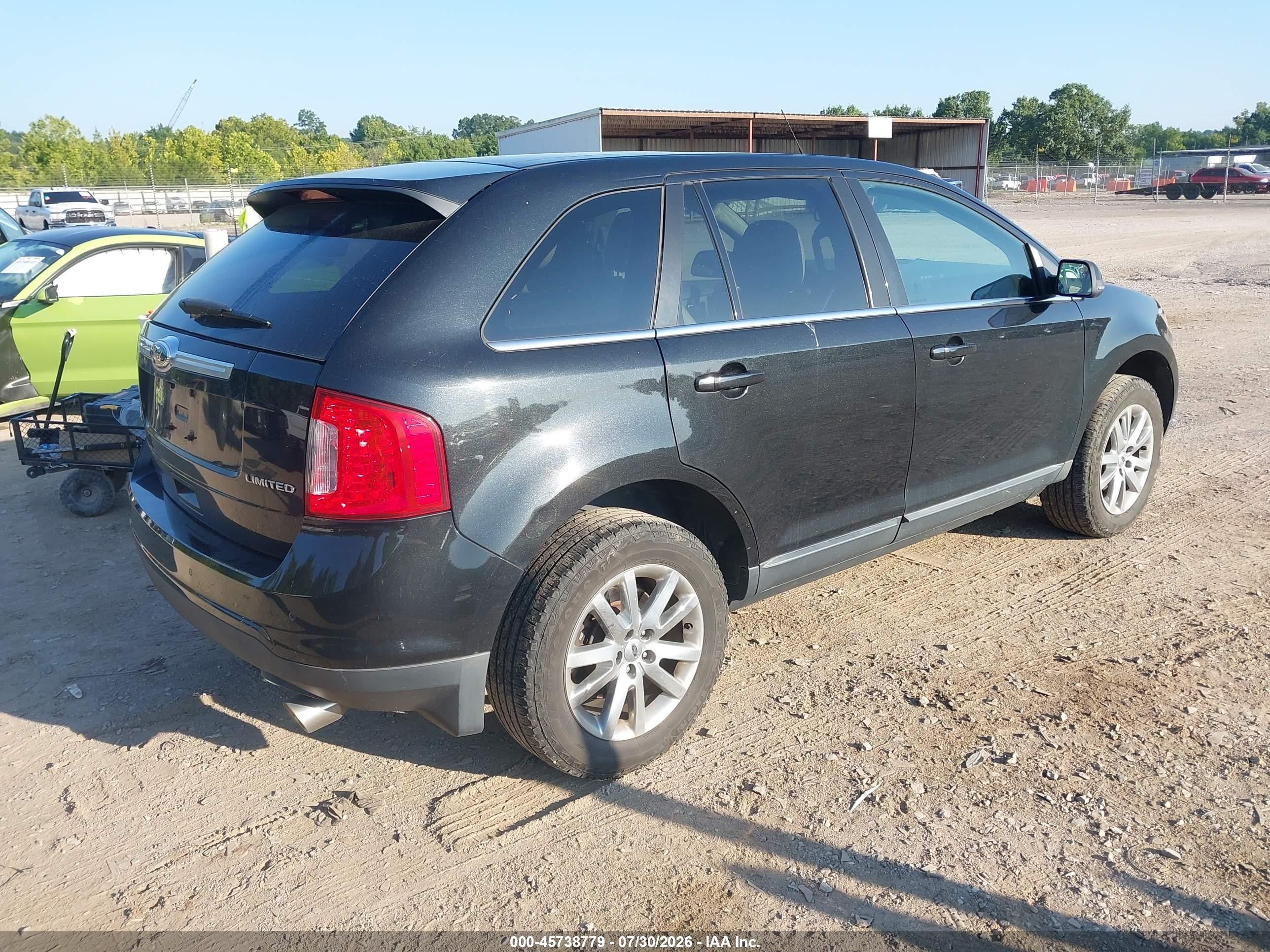2014 Ford Edge Limited Black vin: 2FMDK3KC6EBA09016