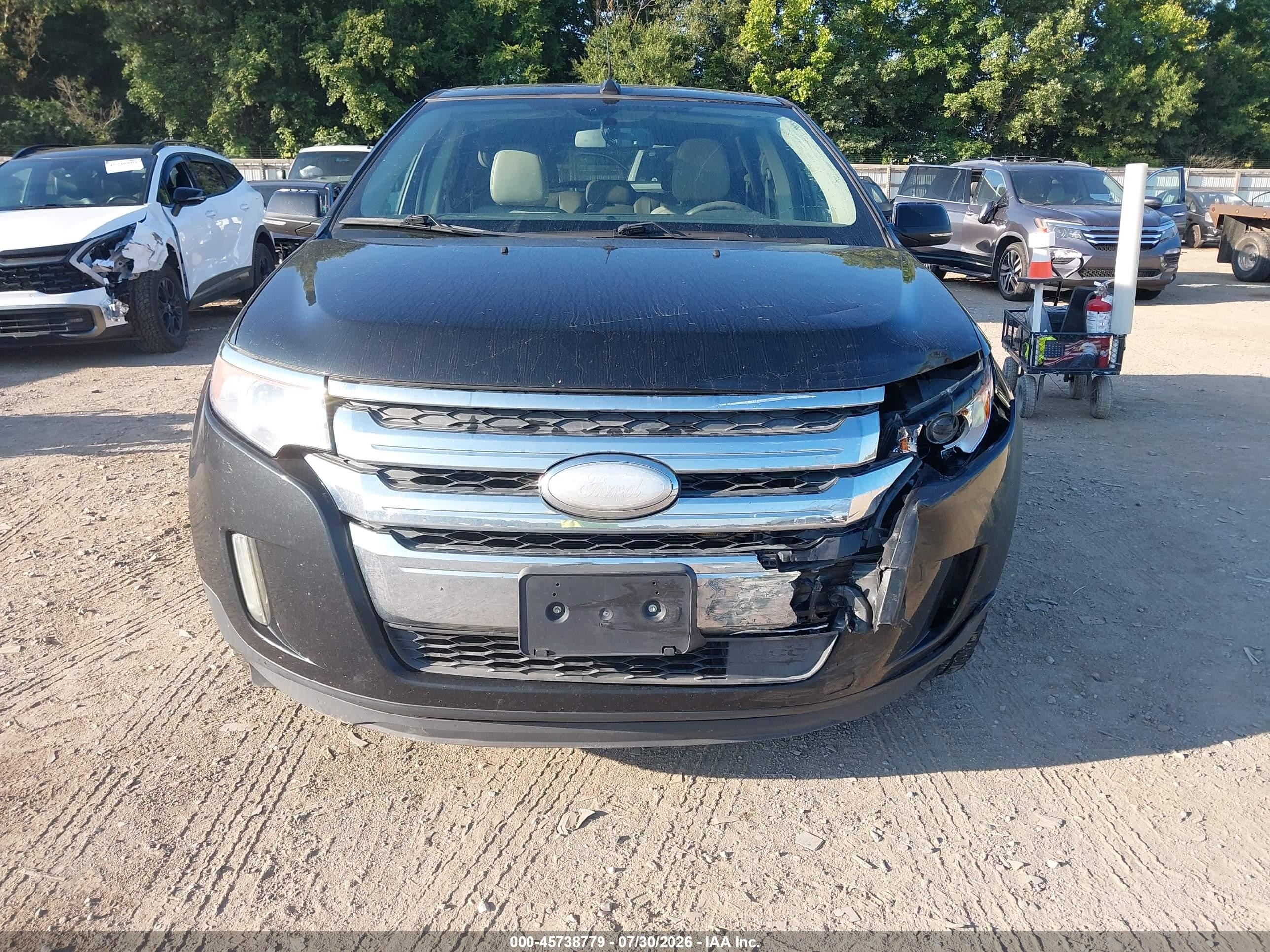2014 Ford Edge Limited Black vin: 2FMDK3KC6EBA09016