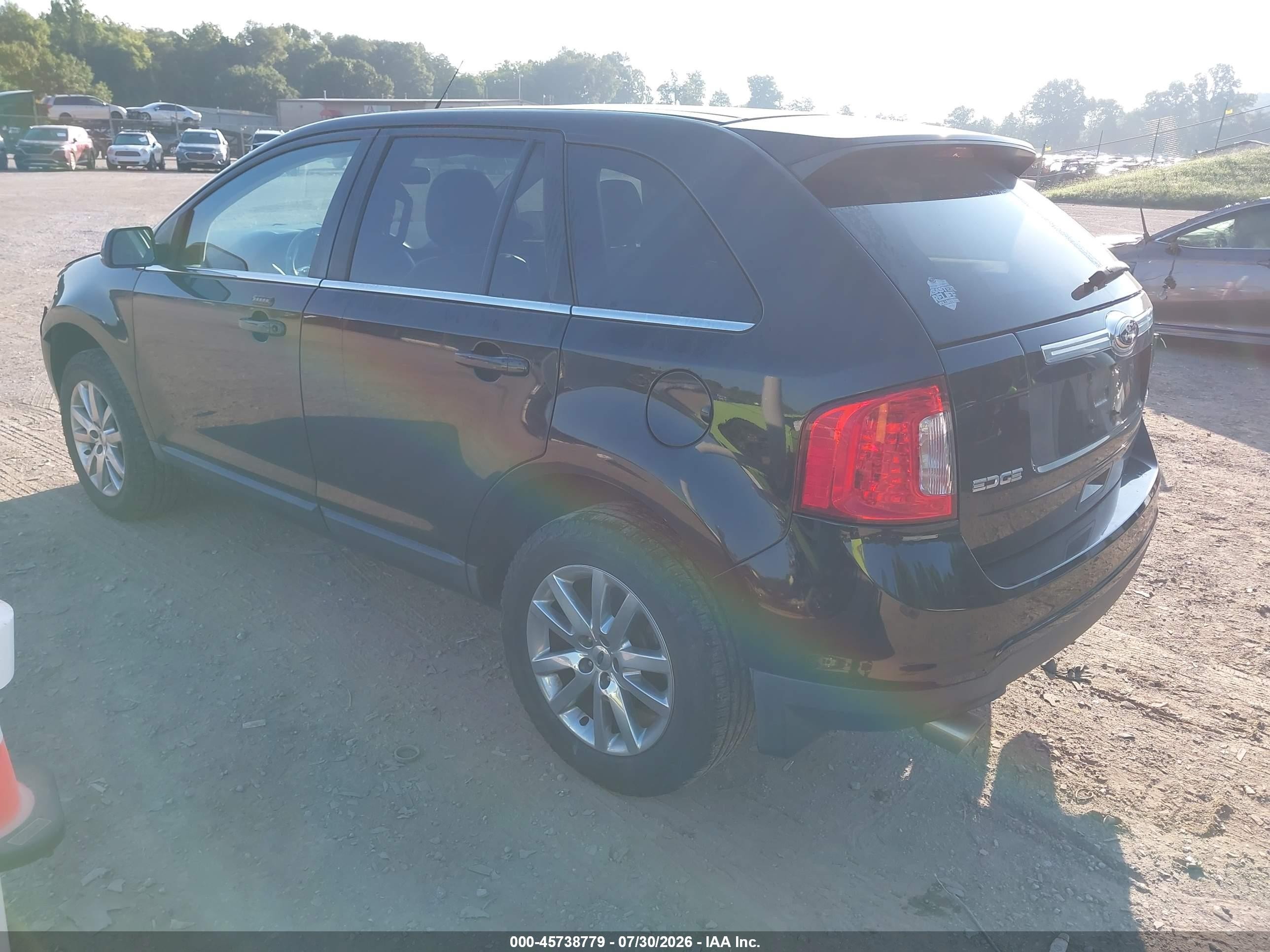 2014 Ford Edge Limited Black vin: 2FMDK3KC6EBA09016
