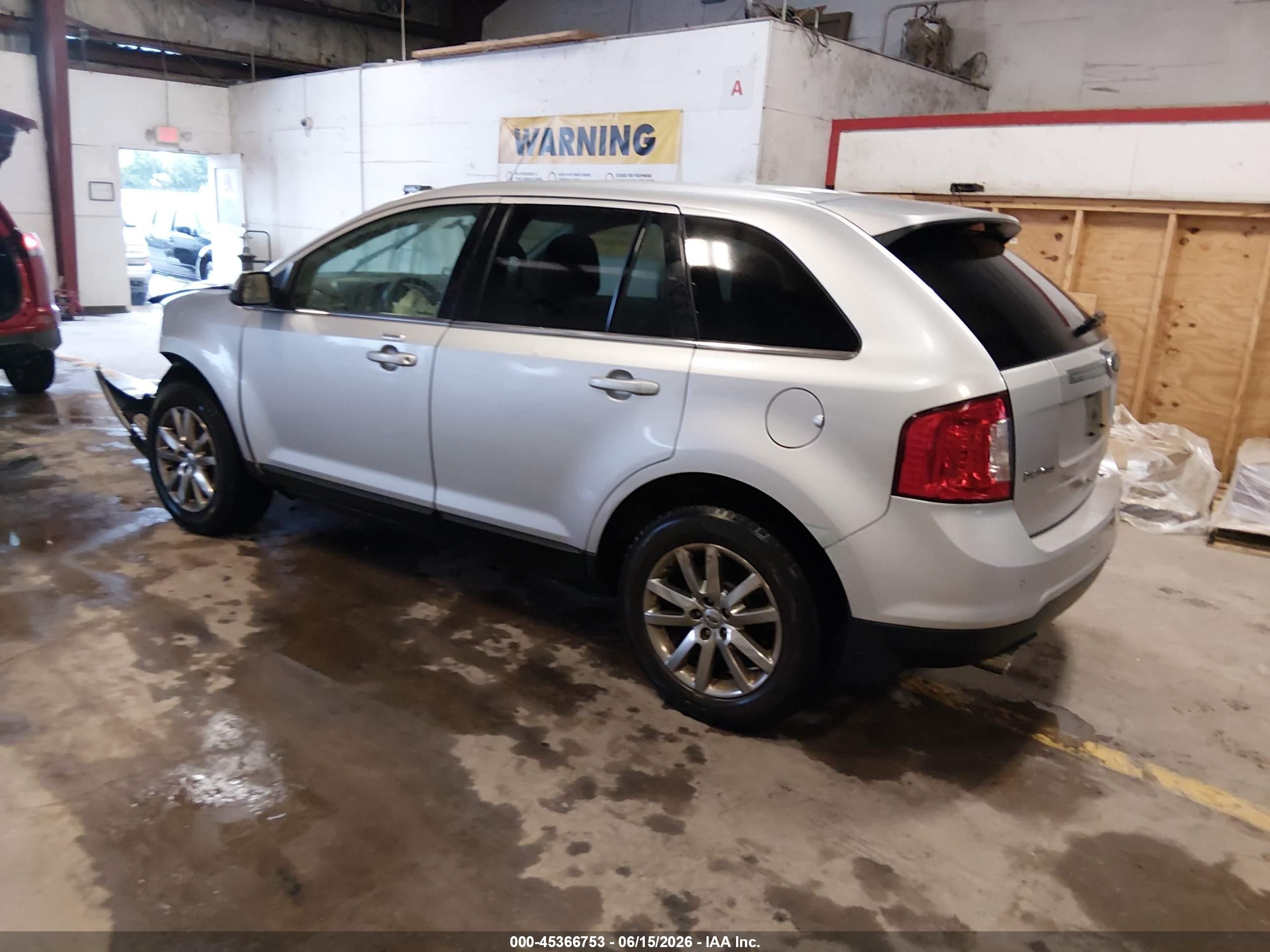 2014 Ford Edge Limited Silver vin: 2FMDK3KC6EBA41786