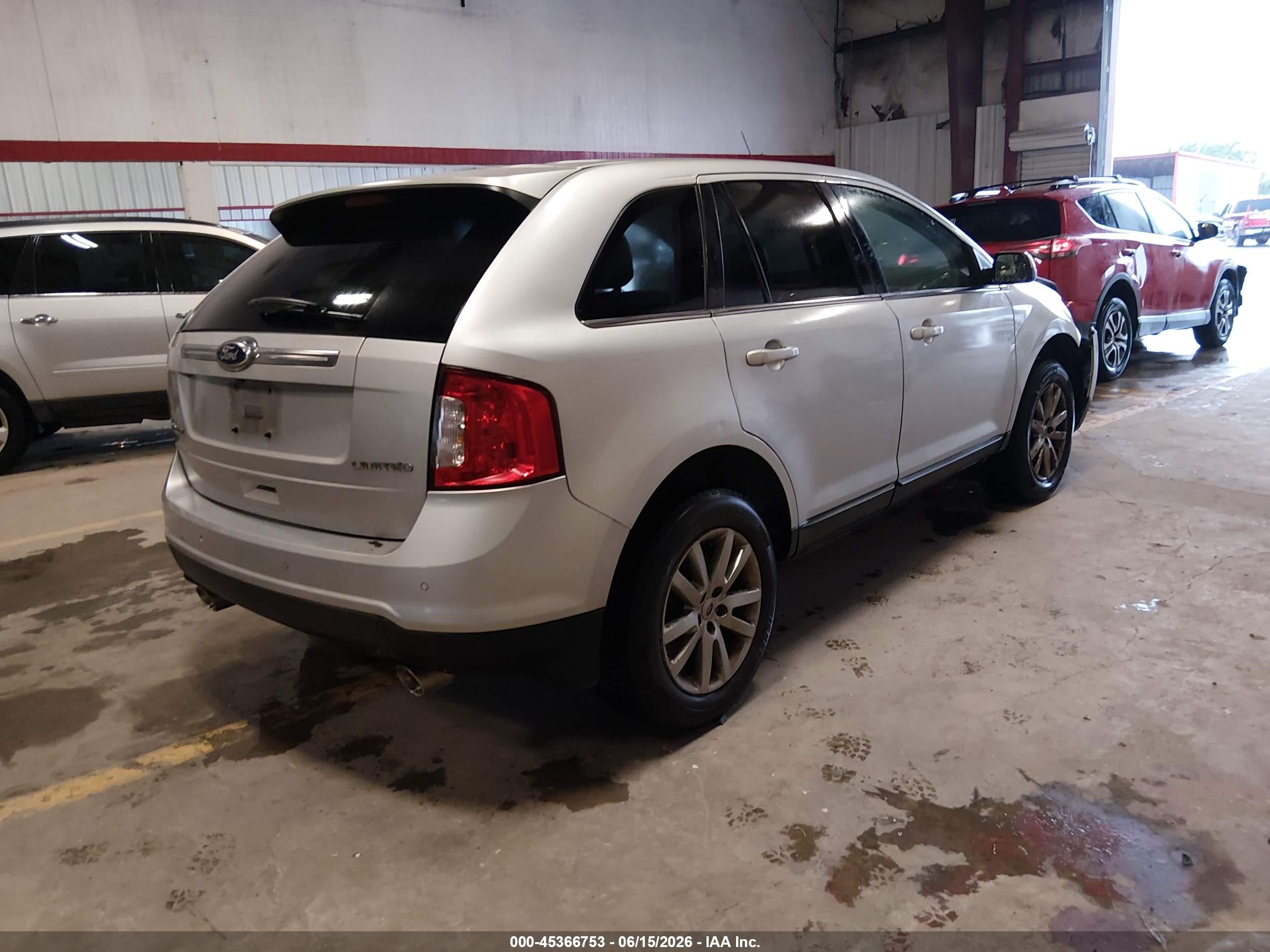 2014 Ford Edge Limited Silver vin: 2FMDK3KC6EBA41786