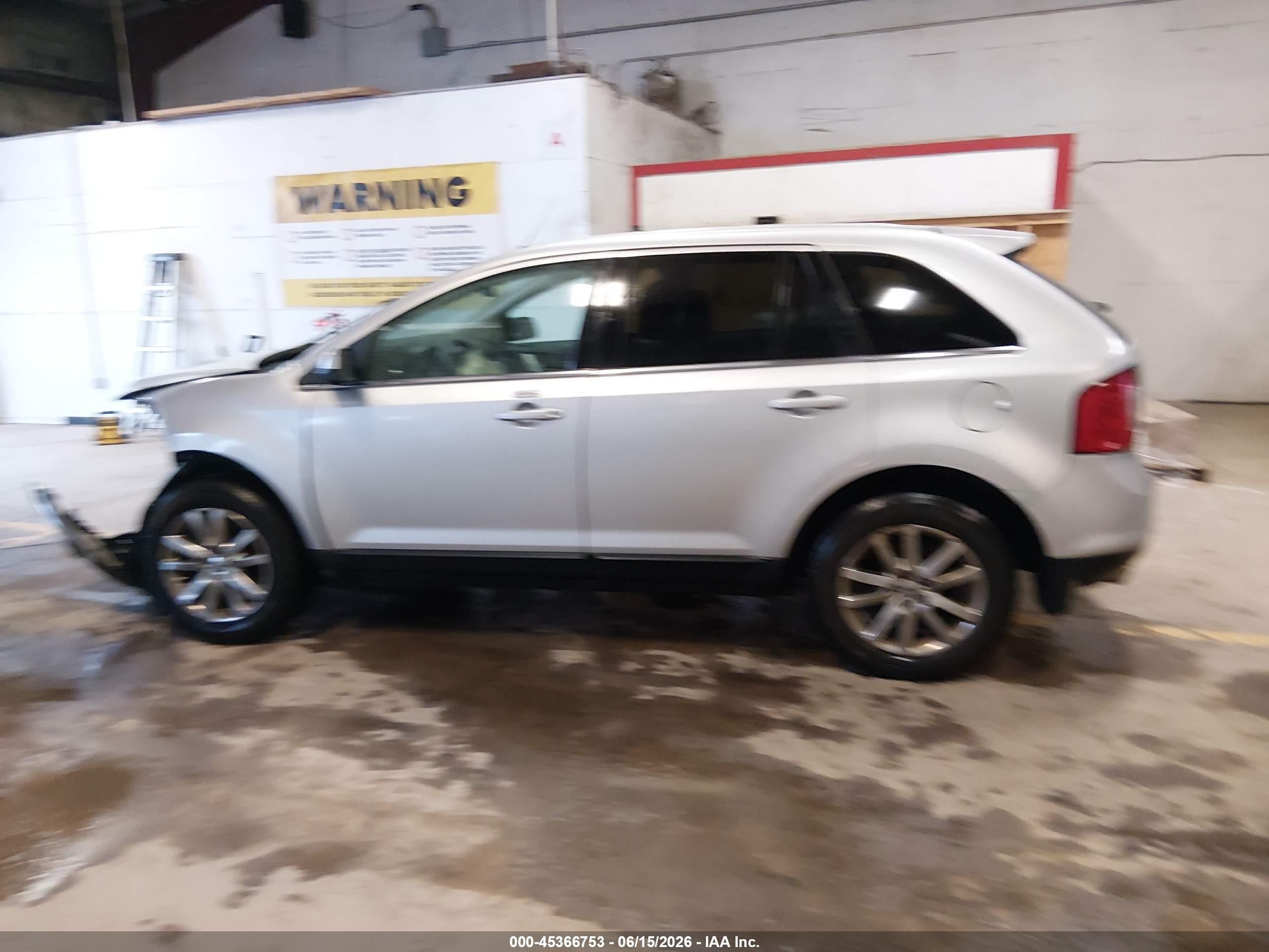 2014 Ford Edge Limited Silver vin: 2FMDK3KC6EBA41786