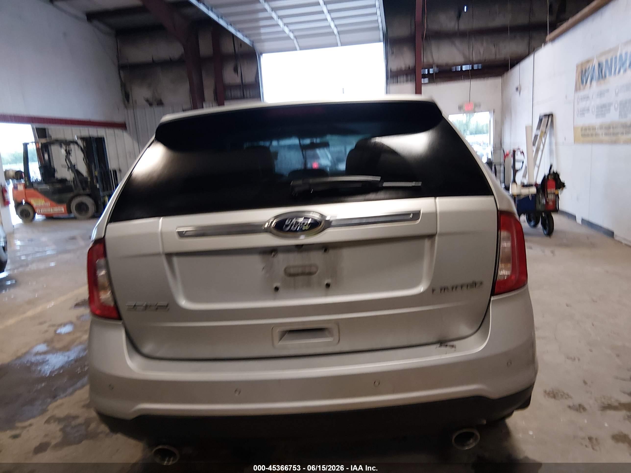 2014 Ford Edge Limited Silver vin: 2FMDK3KC6EBA41786