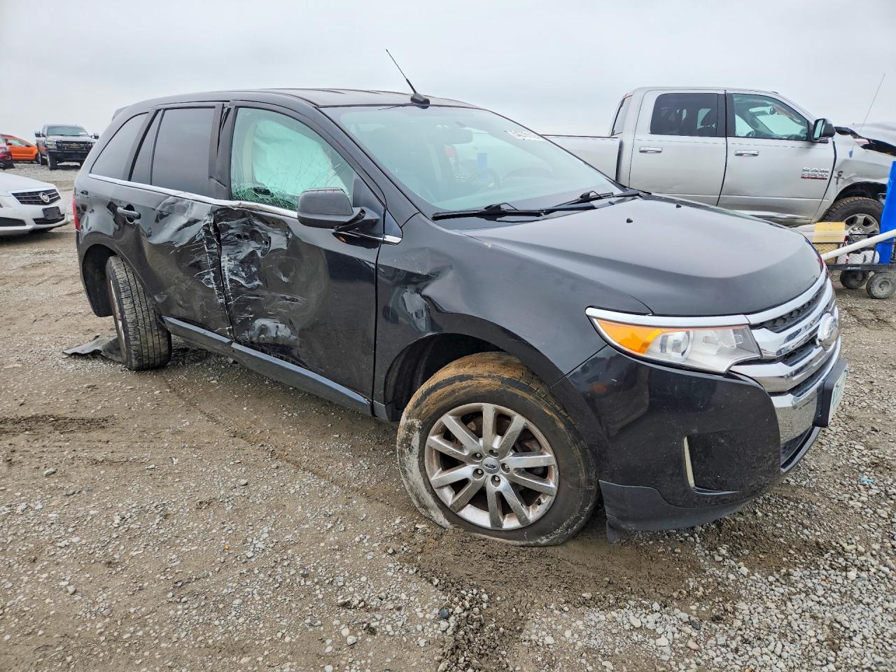 2014 Ford Edge Limited Black vin: 2FMDK3KC6EBA89014